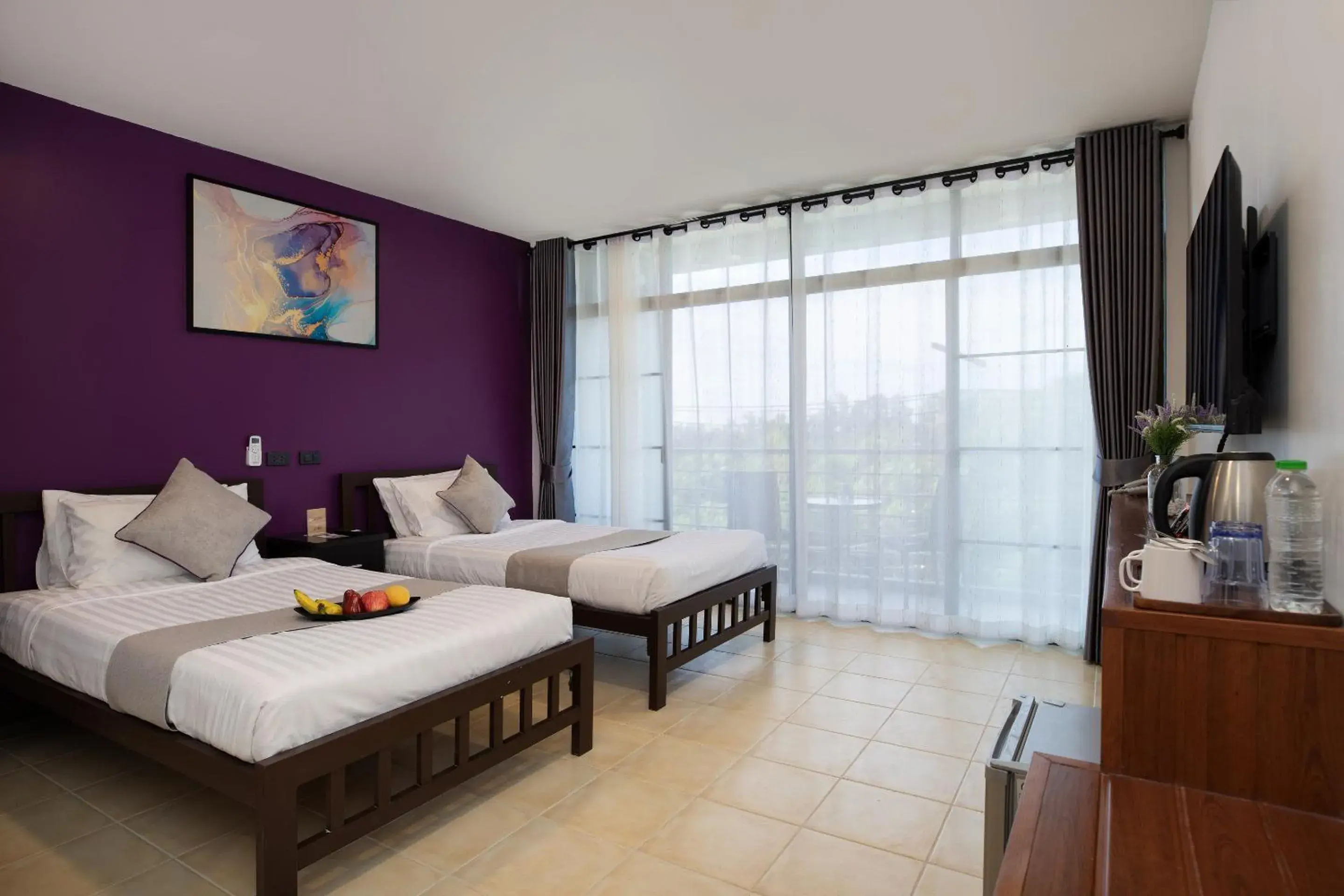 Deluxe Twin Room with Balcony in Aspira Resort Klong Muang Krabi Deluxe Twin Room with Balcony in Aspira Resort Klong Muang Krabi