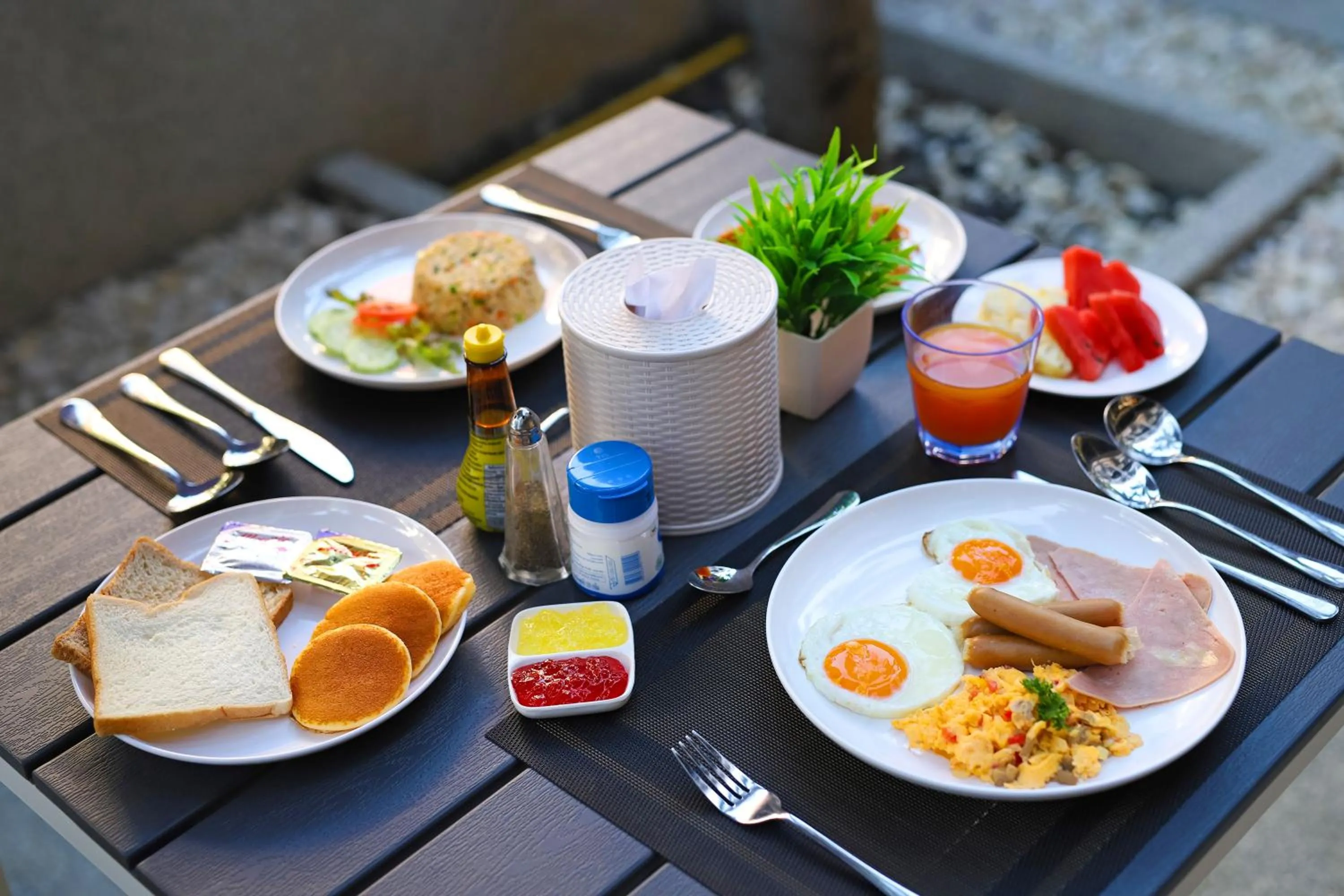 Breakfast in Aspira Resort Klong Muang Krabi