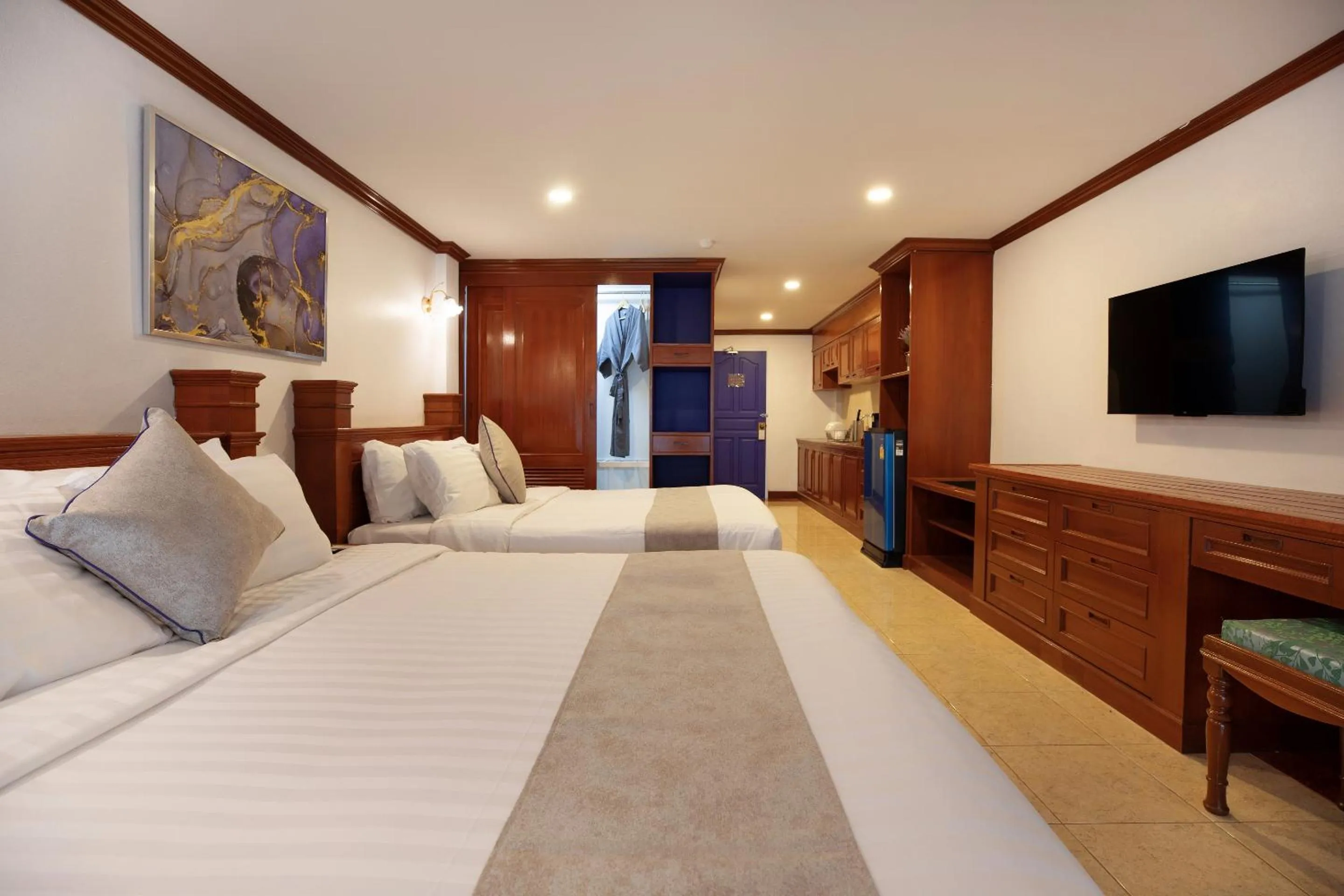 Bed in Aspira Resort Klong Muang Krabi