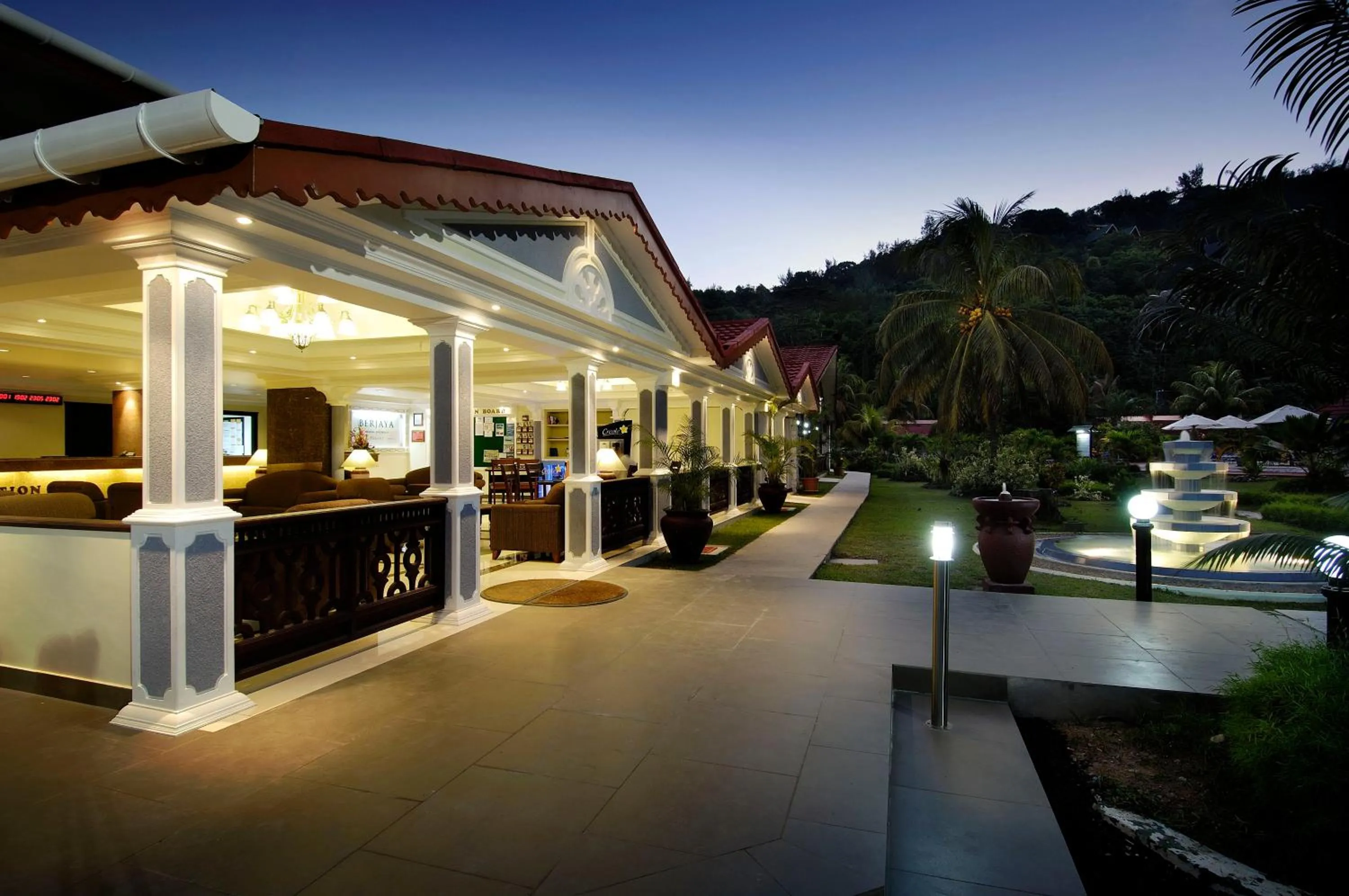 Property building in Berjaya Praslin Resort