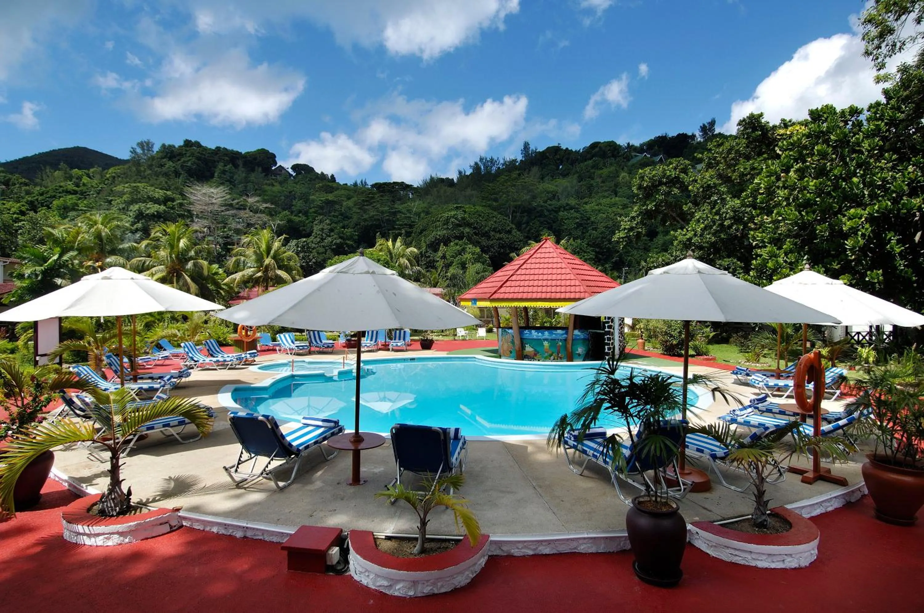 Swimming pool in Berjaya Praslin Resort