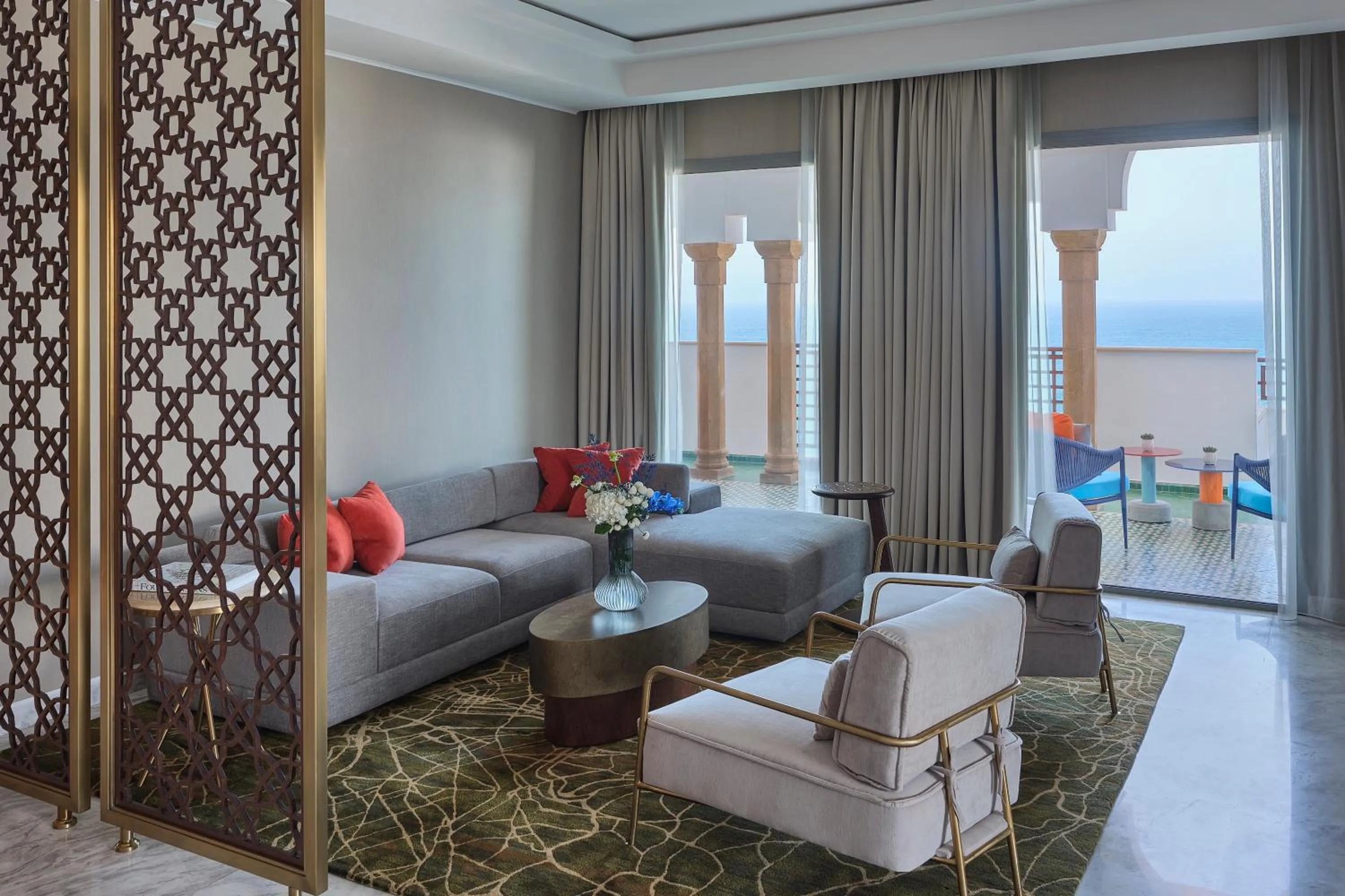 Living room in Four Seasons Hotel Rabat at Kasr Al Bahr
