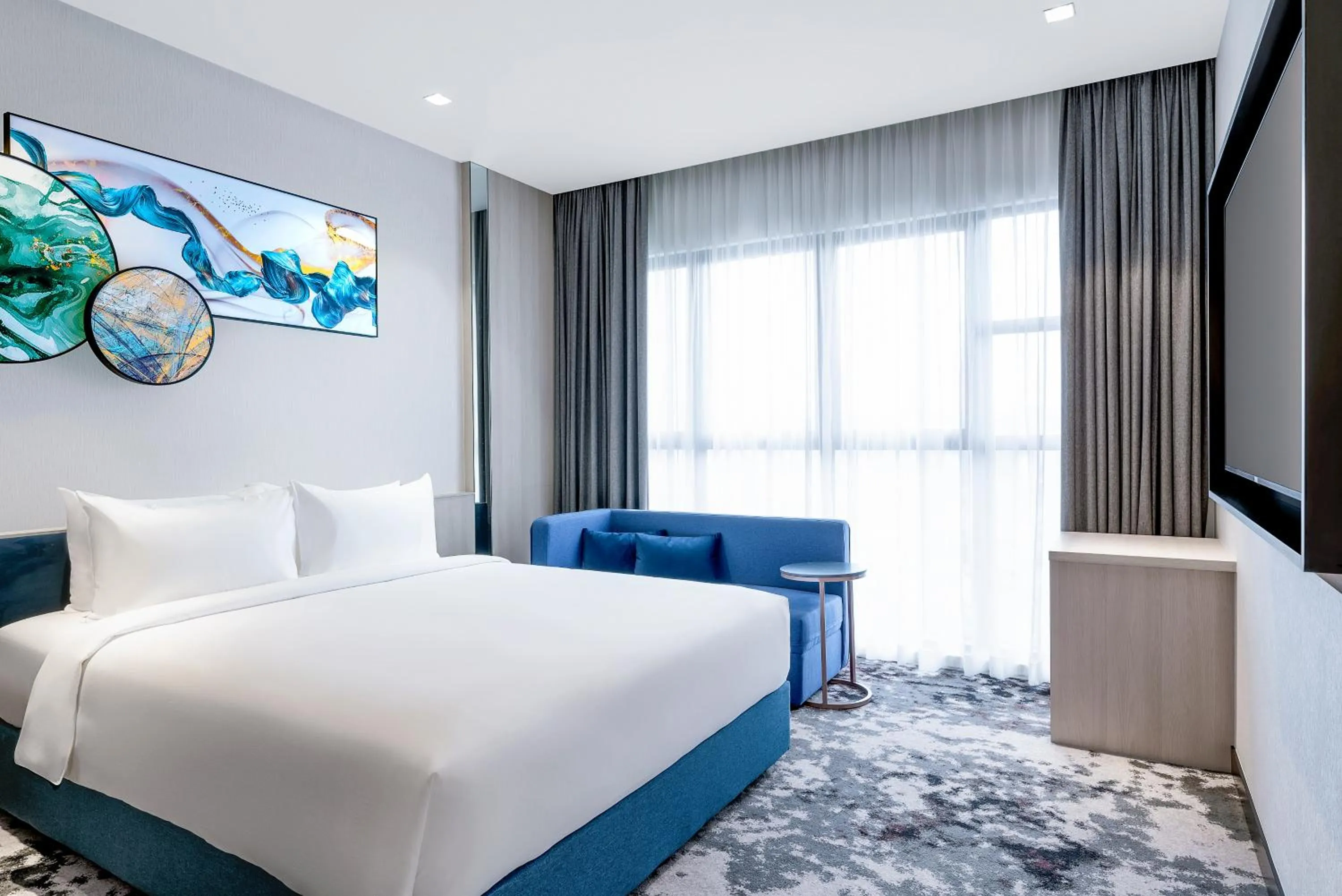 Bed in Mercure Kuala Lumpur Trion