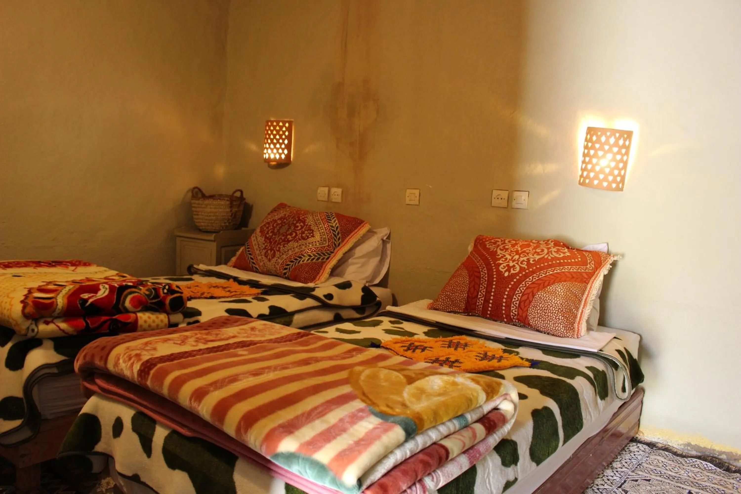 Bed in Auberge Ibrahim