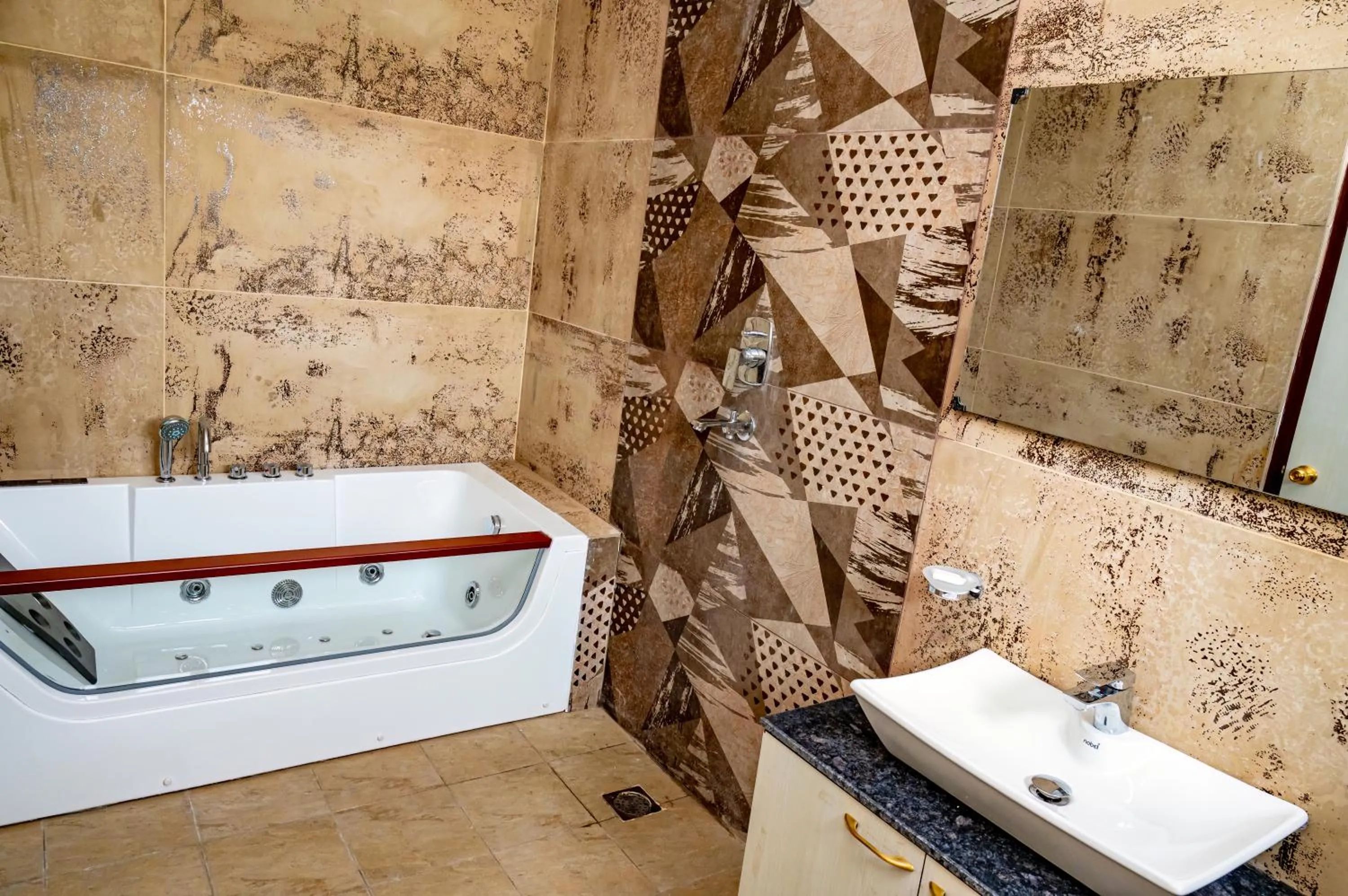 Bath in Lumbini Five Elements Hotel