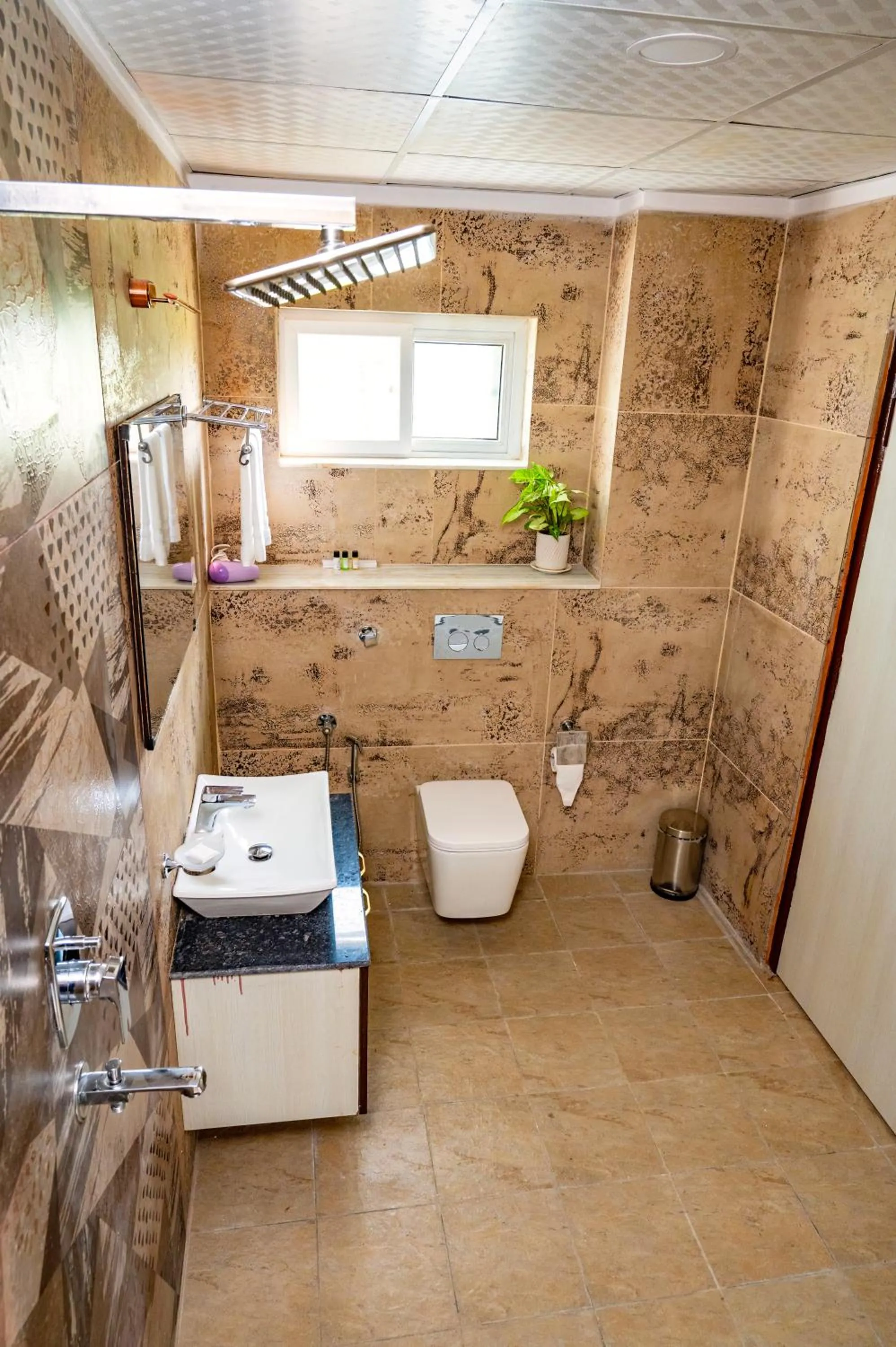 Toilet in Lumbini Five Elements Hotel