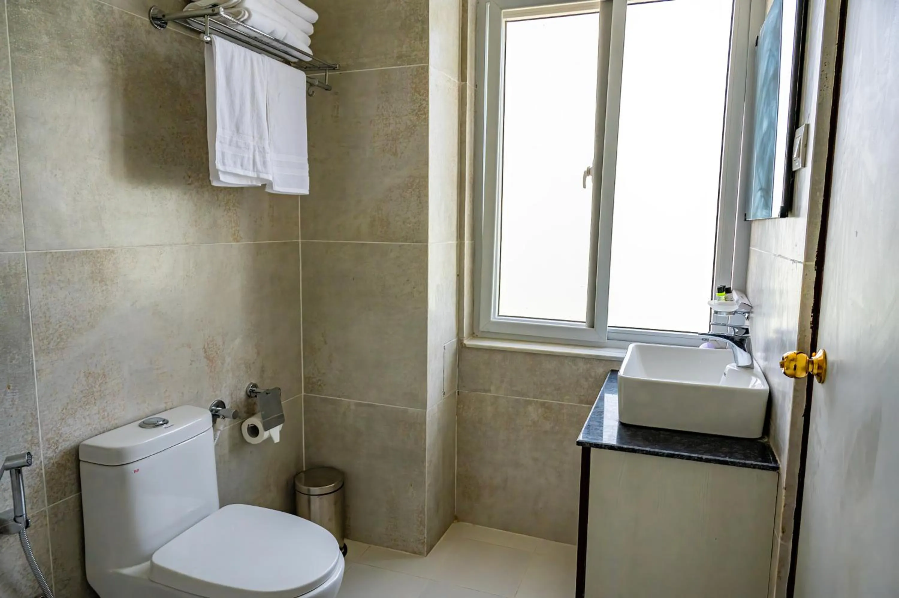 Shower in Lumbini Five Elements Hotel