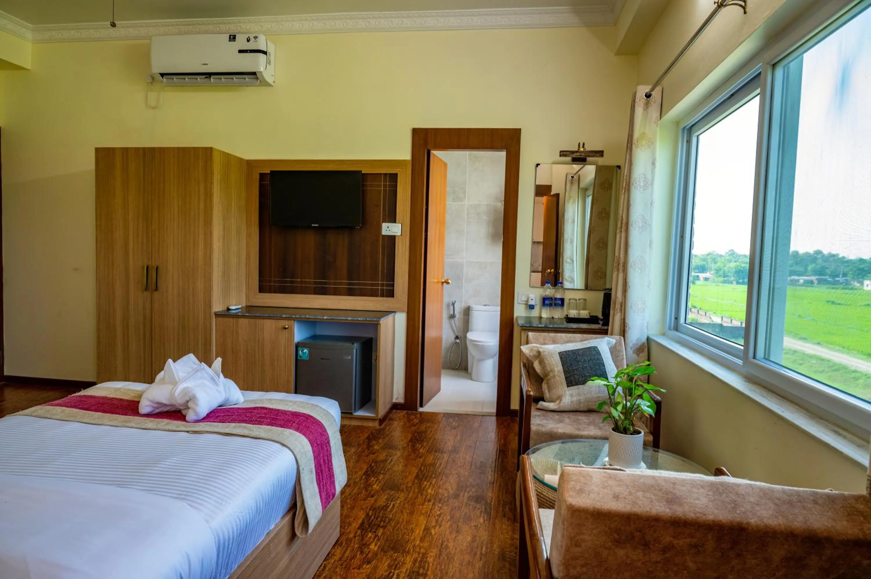 On-site shops, Bed in Lumbini Five Elements Hotel