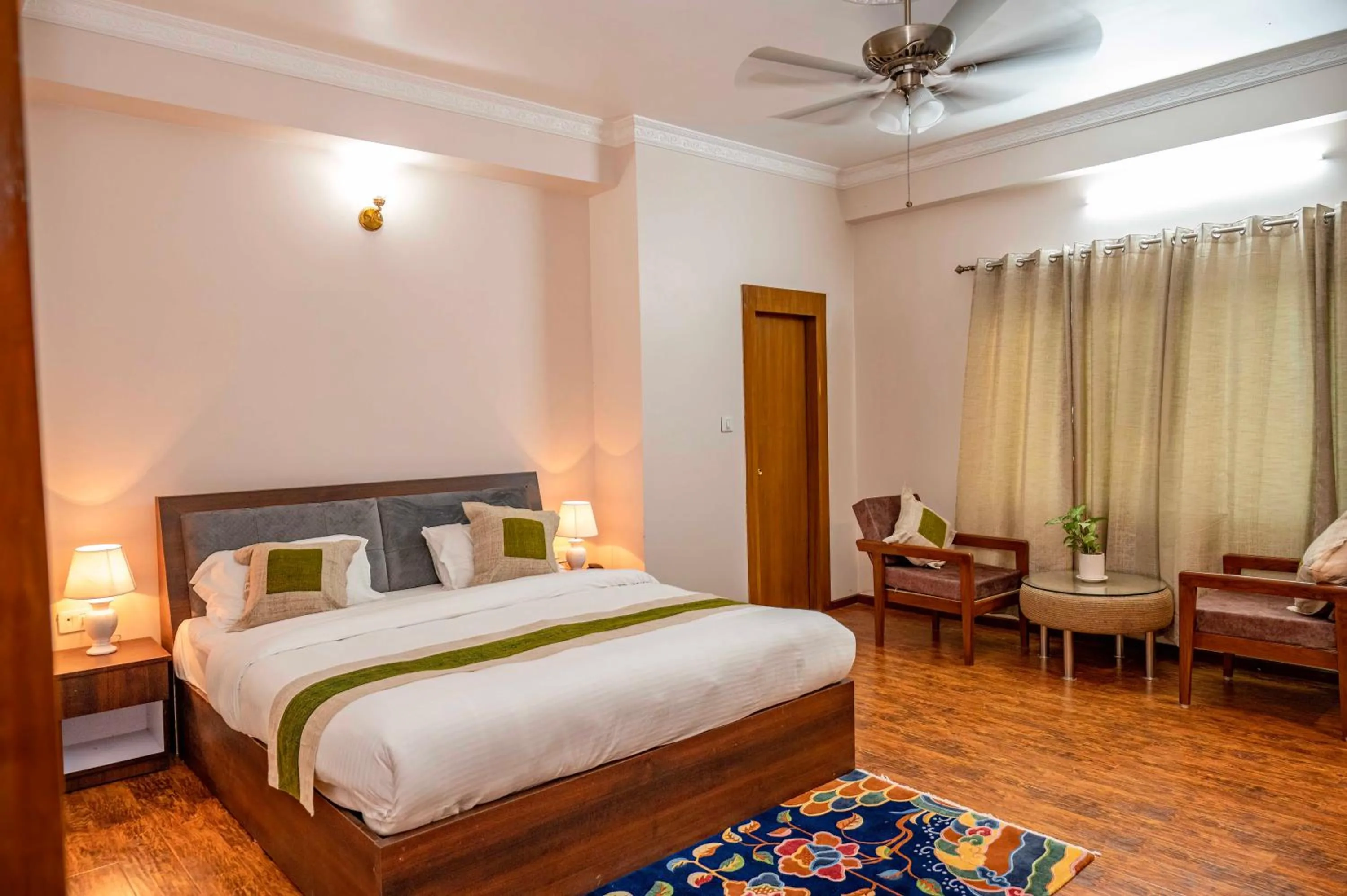 TV and multimedia, Bed in Lumbini Five Elements Hotel