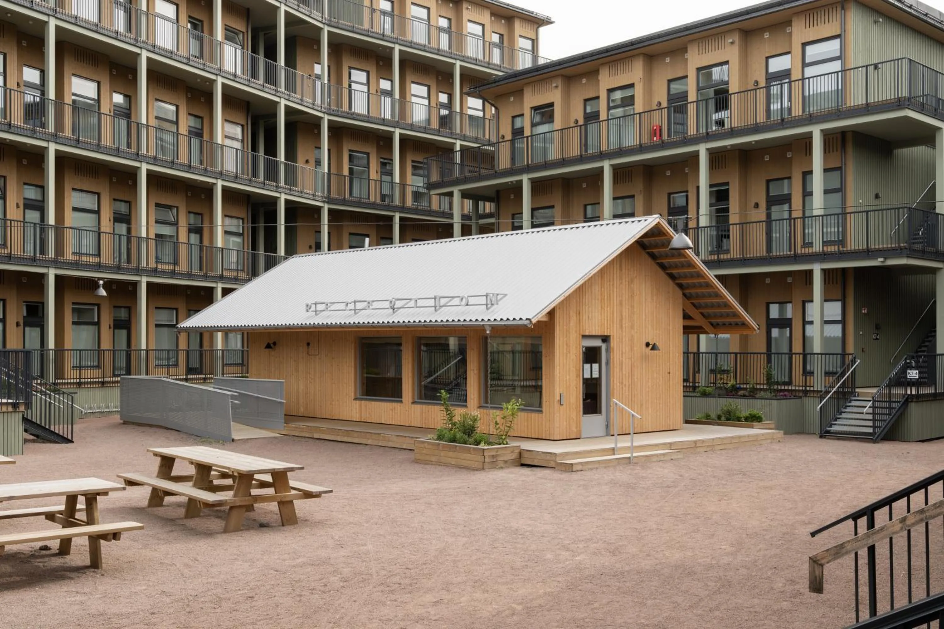 Lobby or reception in Waterfront Cabins