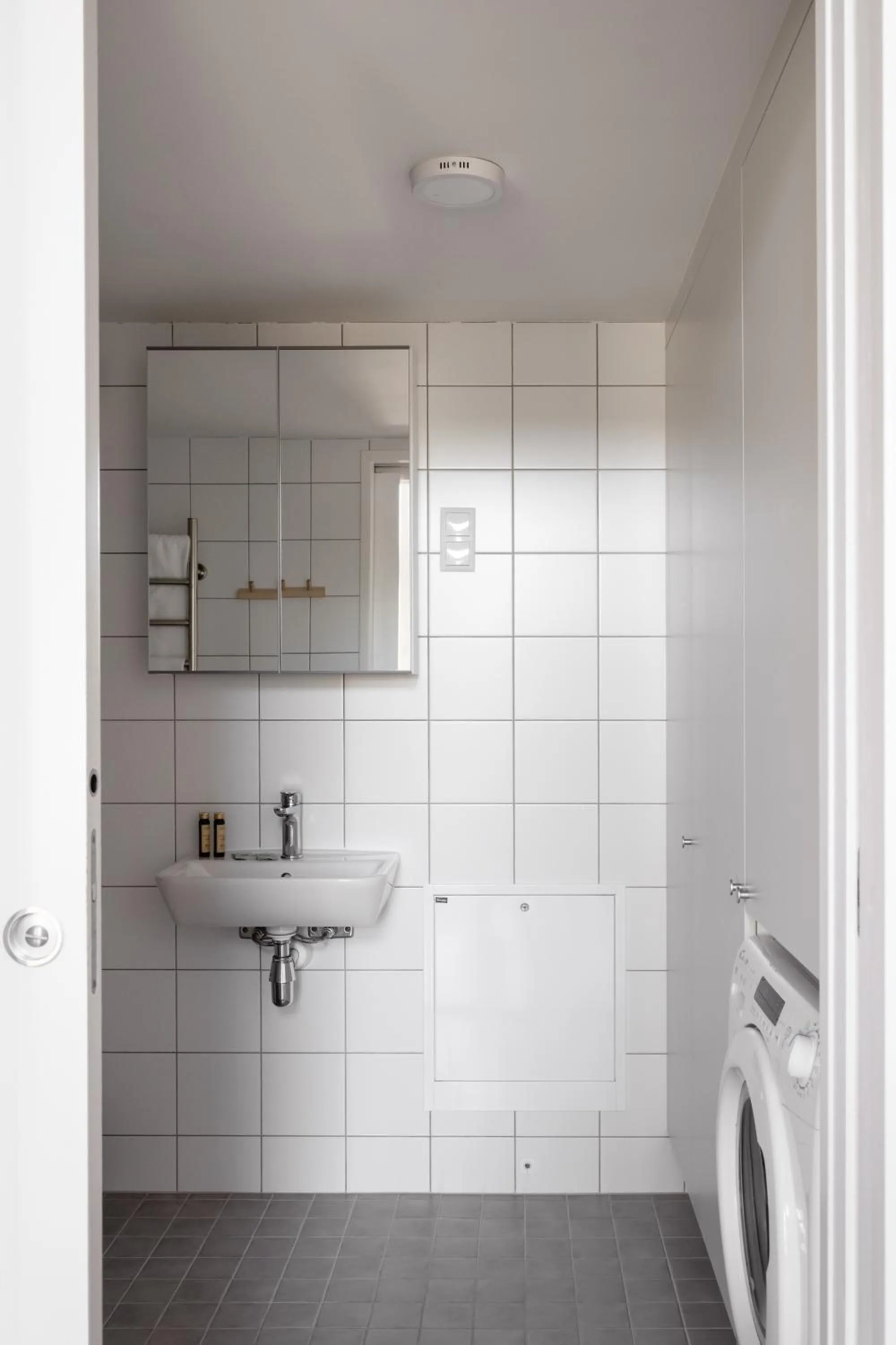Bathroom in Waterfront Cabins