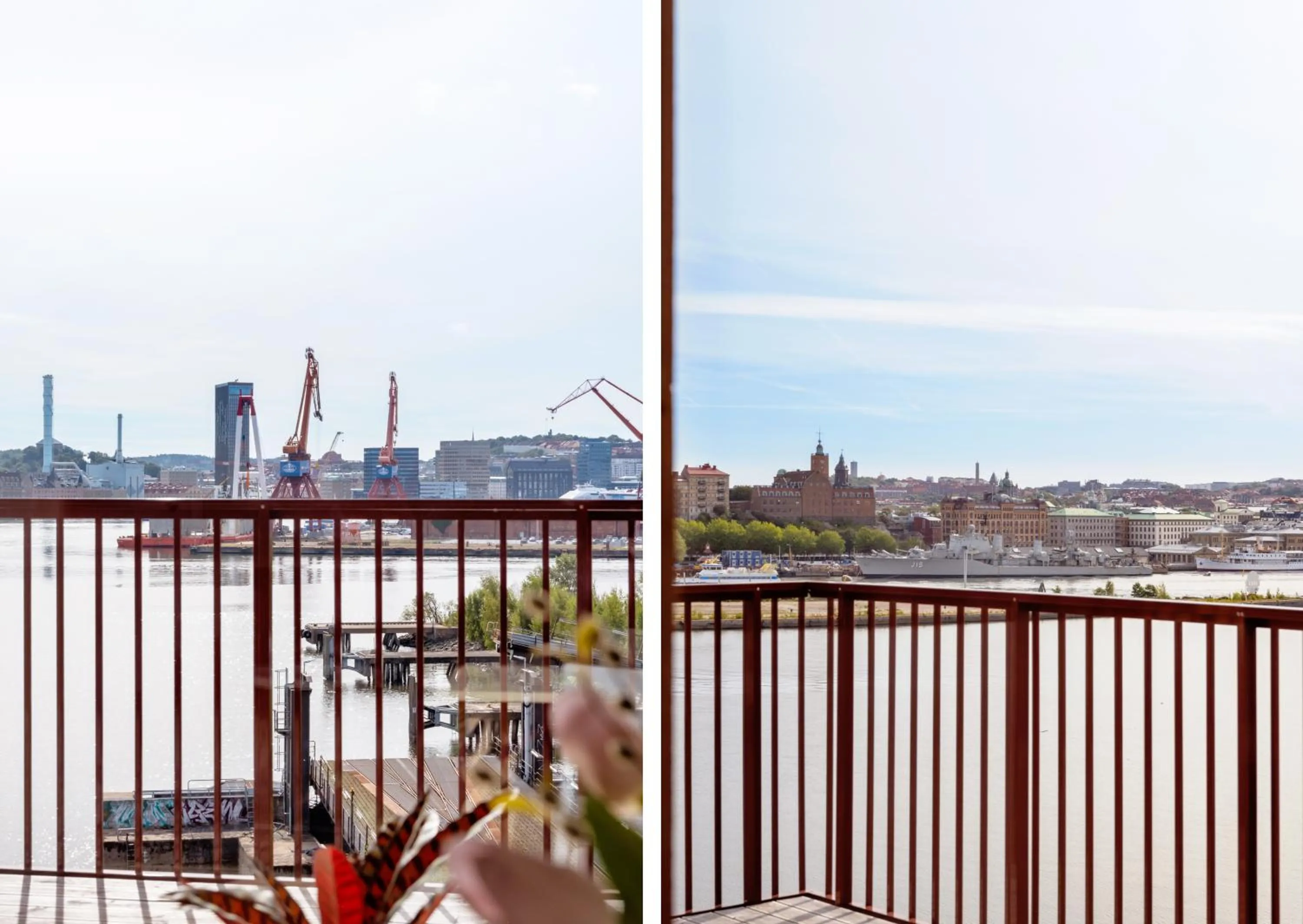 City view in Waterfront Cabins