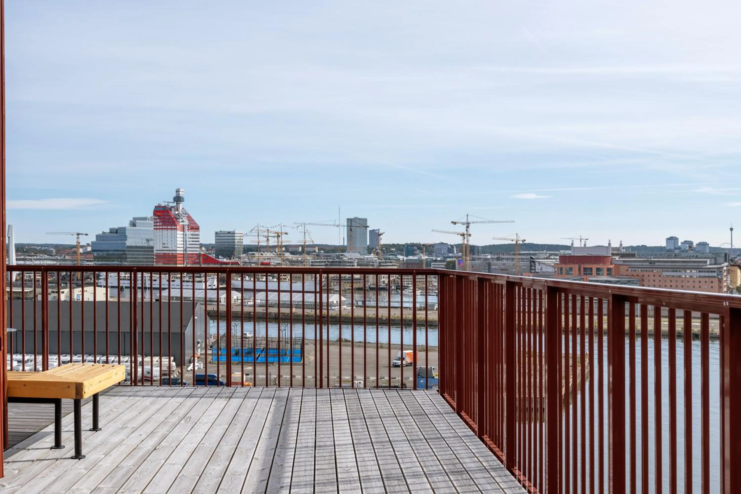 City view in Waterfront Cabins