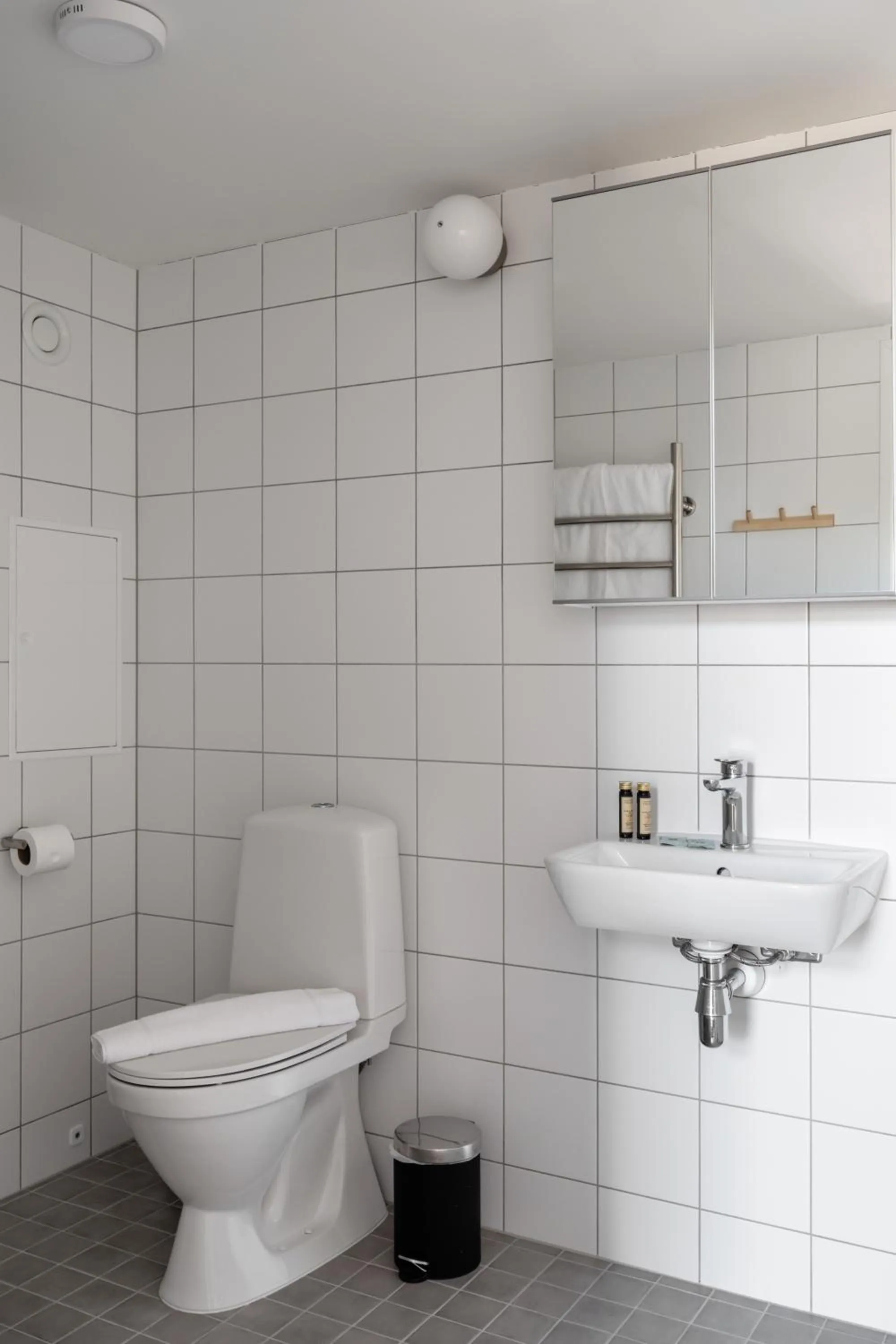 Bathroom in Waterfront Cabins