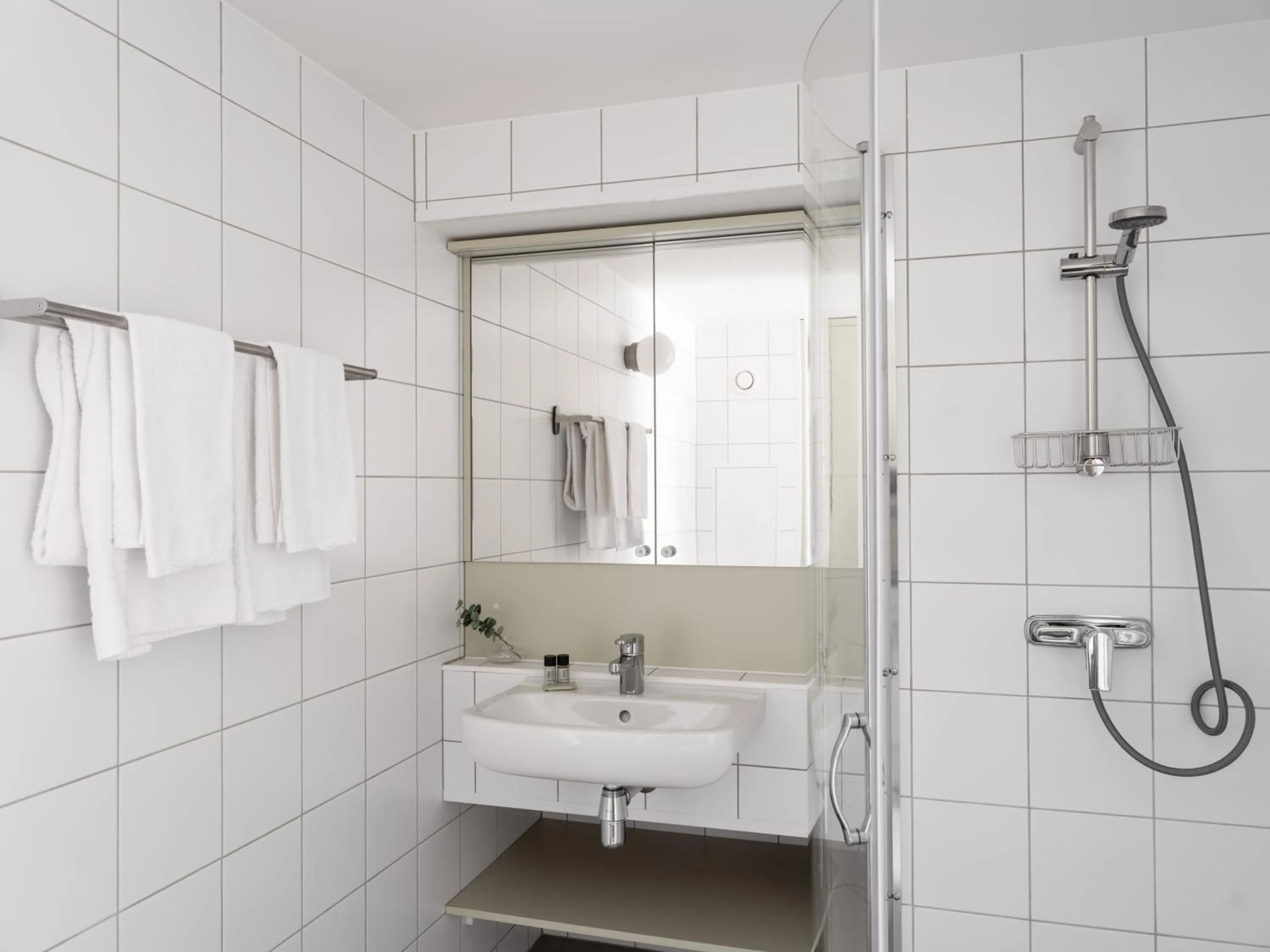 Shower in Waterfront Cabins