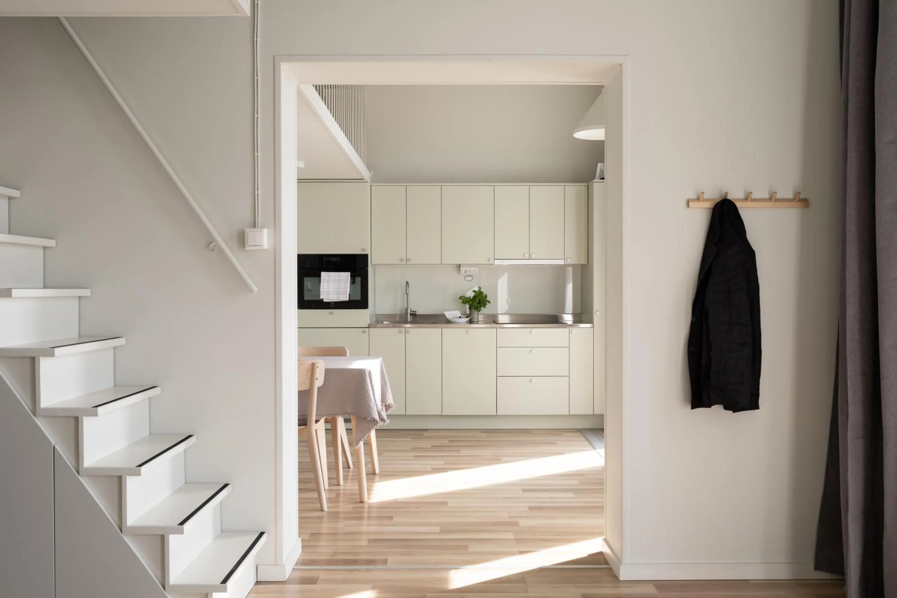 Kitchen or kitchenette in Waterfront Cabins