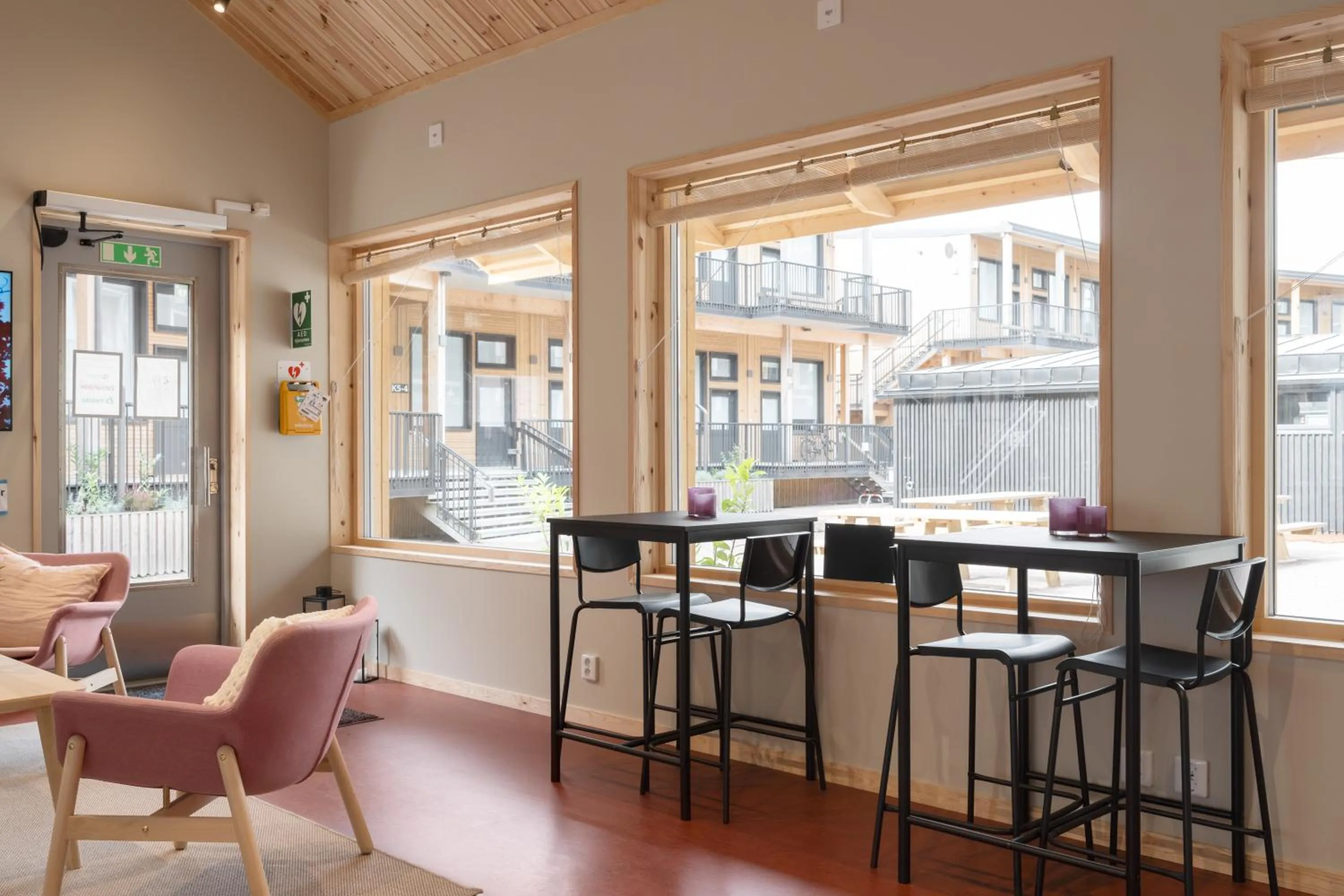 Lobby or reception in Waterfront Cabins