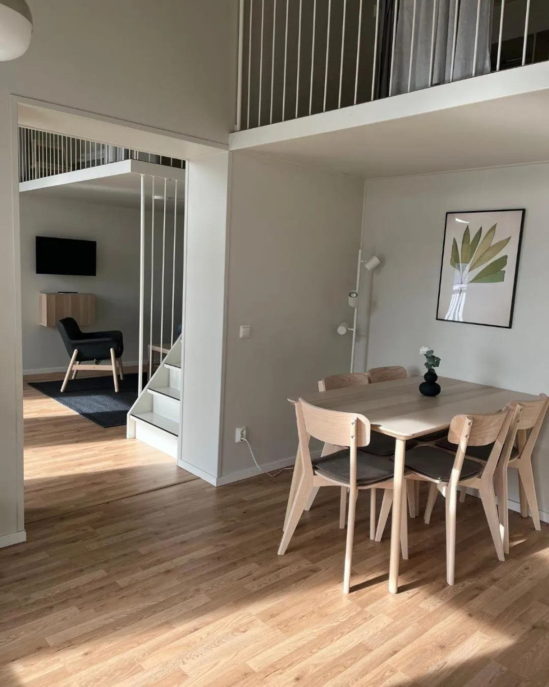 Living room in Waterfront Cabins
