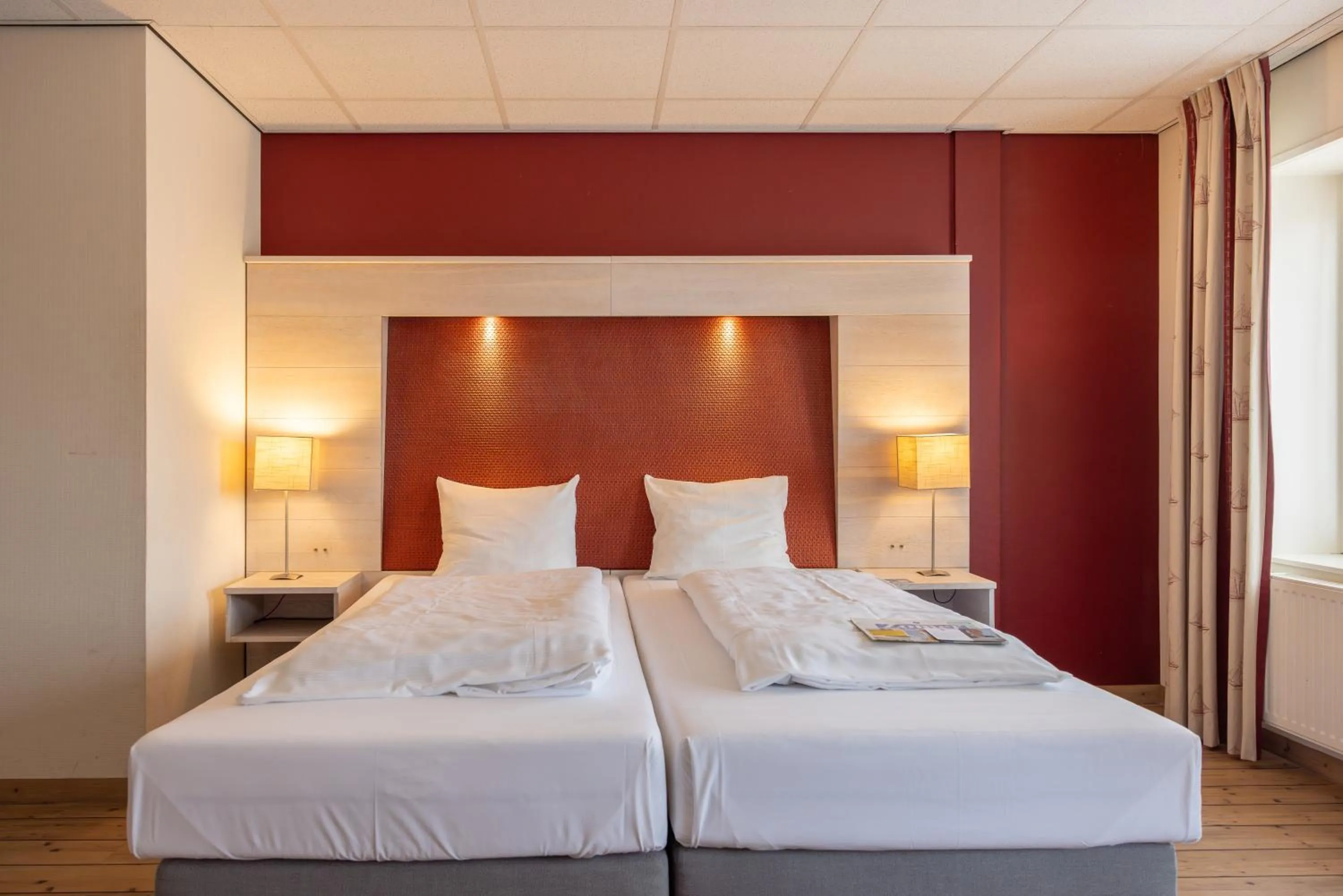 Bedroom, Bed in Fletcher Hotel - Restaurant de Cooghen