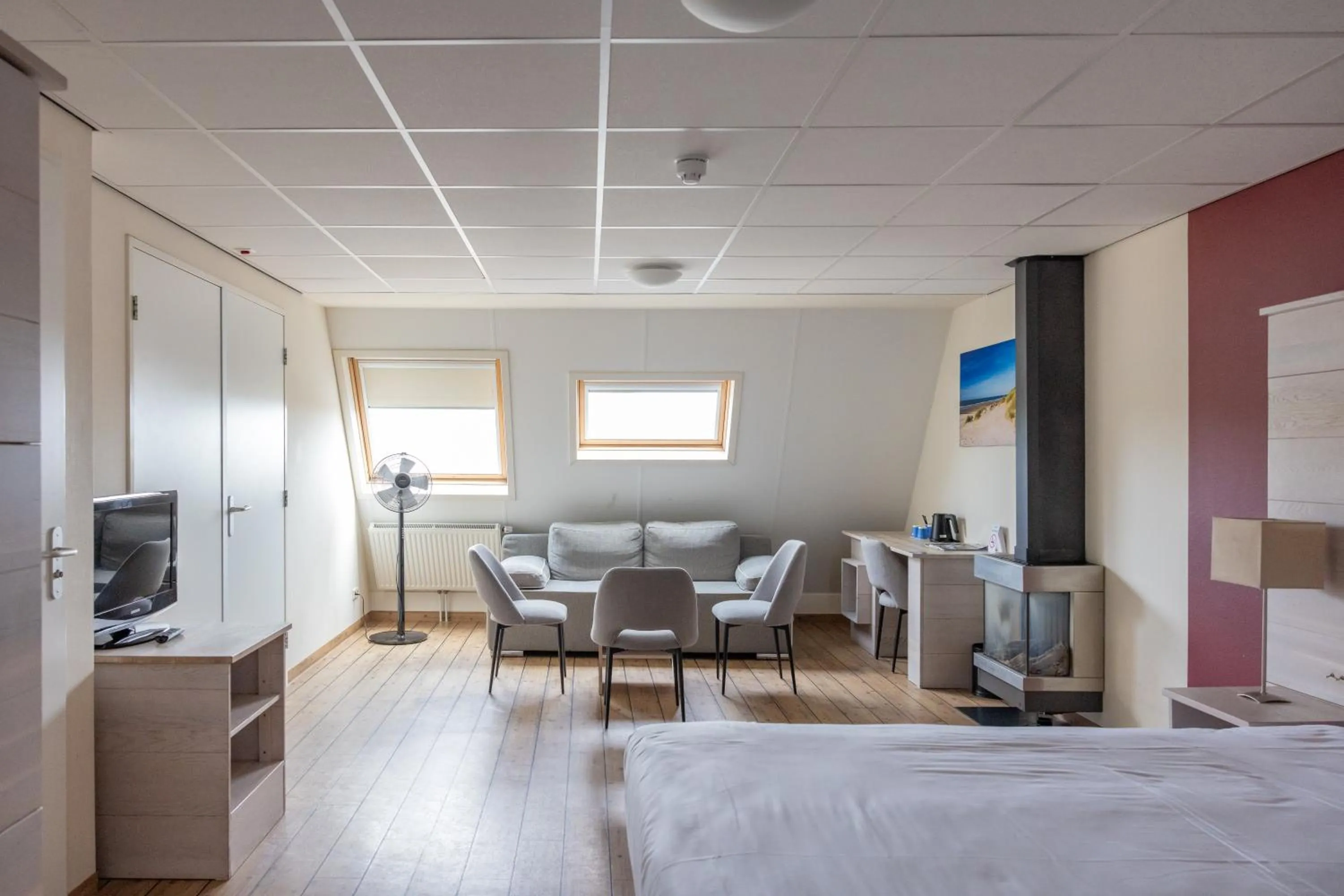 Bedroom, Bed in Fletcher Hotel - Restaurant de Cooghen