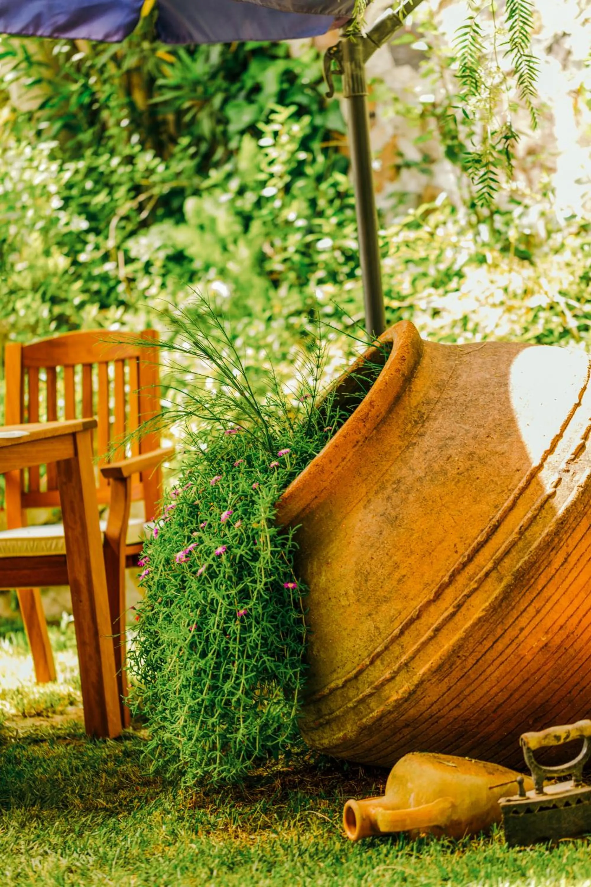 Garden in Cunda Esen Hotel