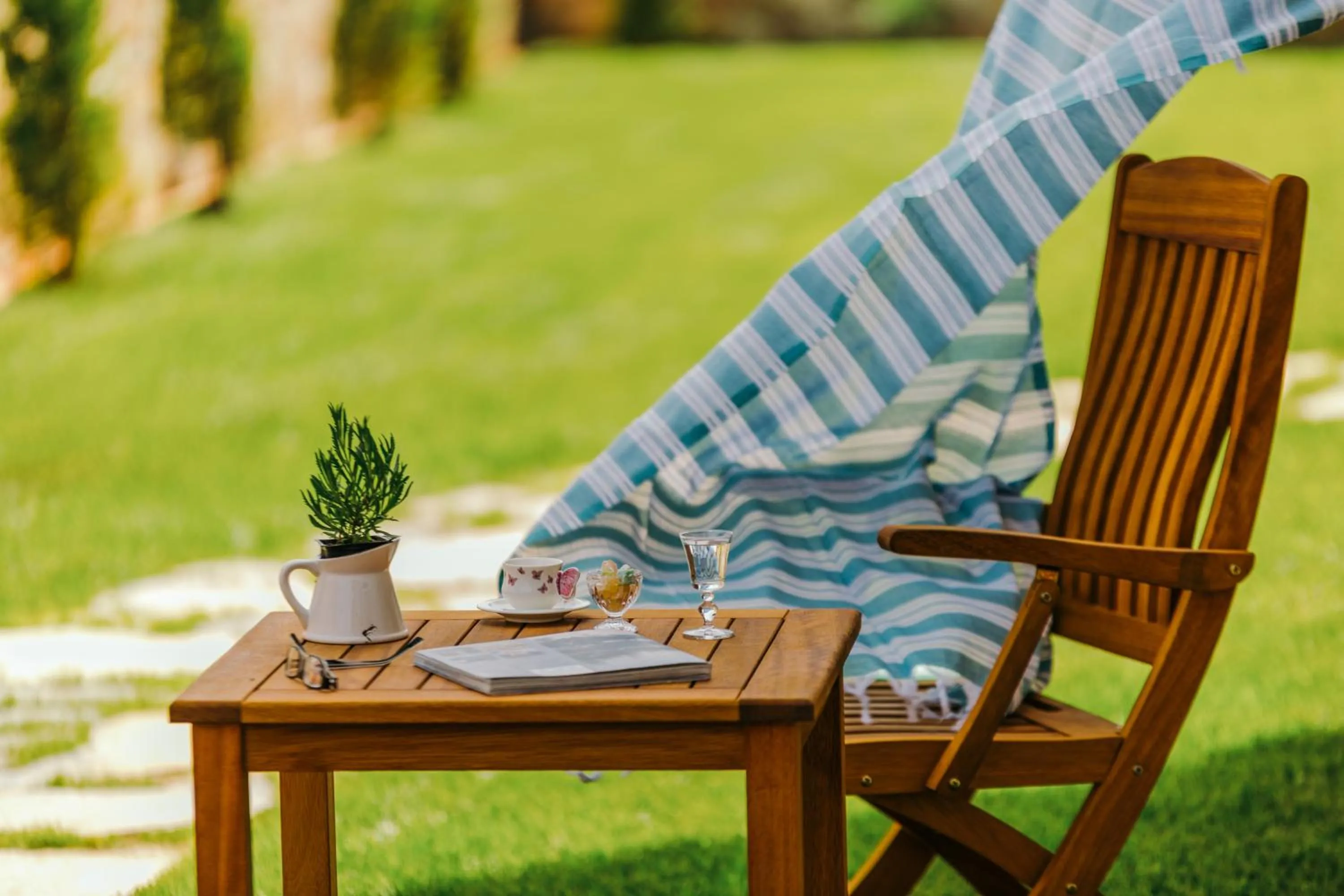 Garden in Cunda Esen Hotel