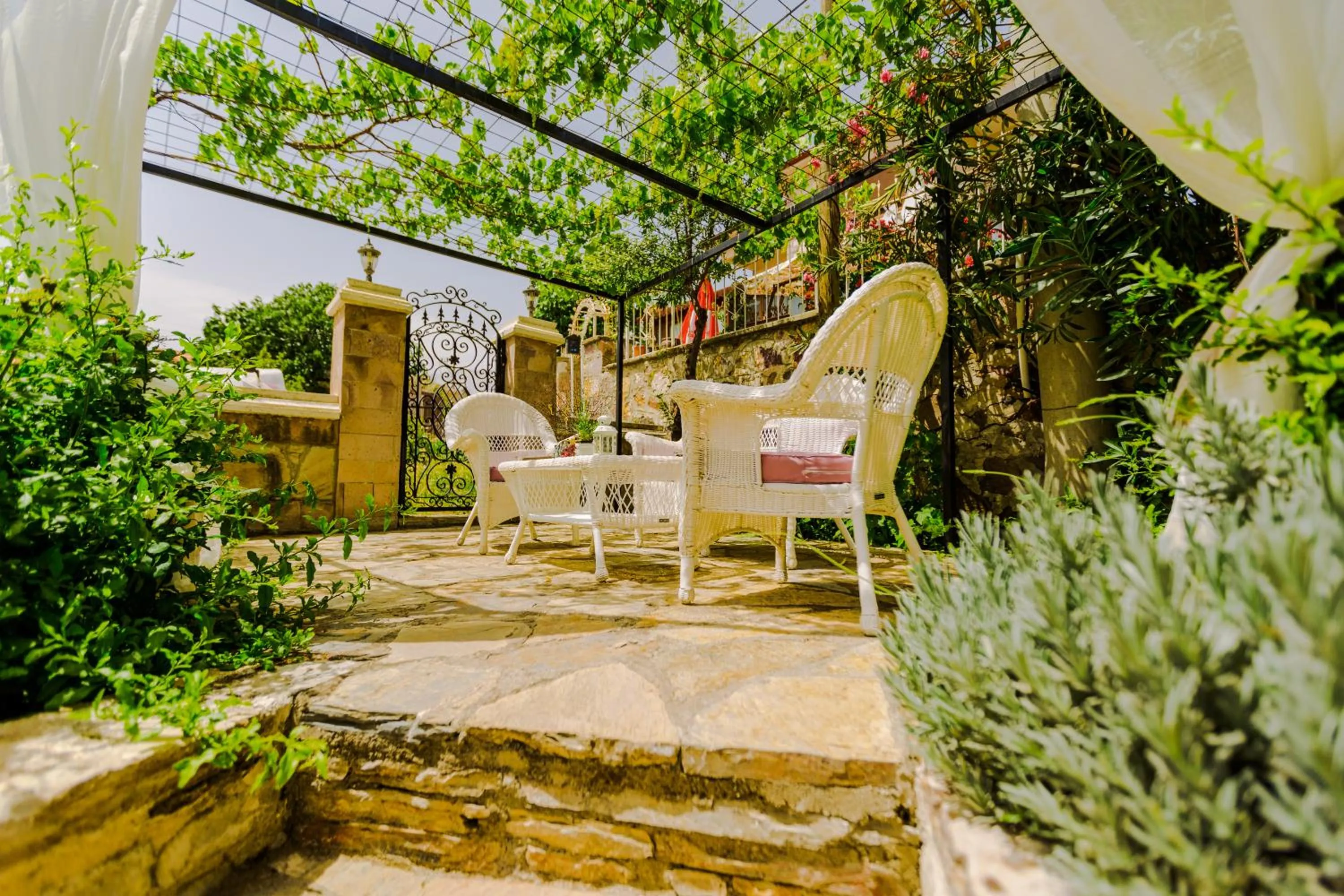 Garden in Cunda Esen Hotel