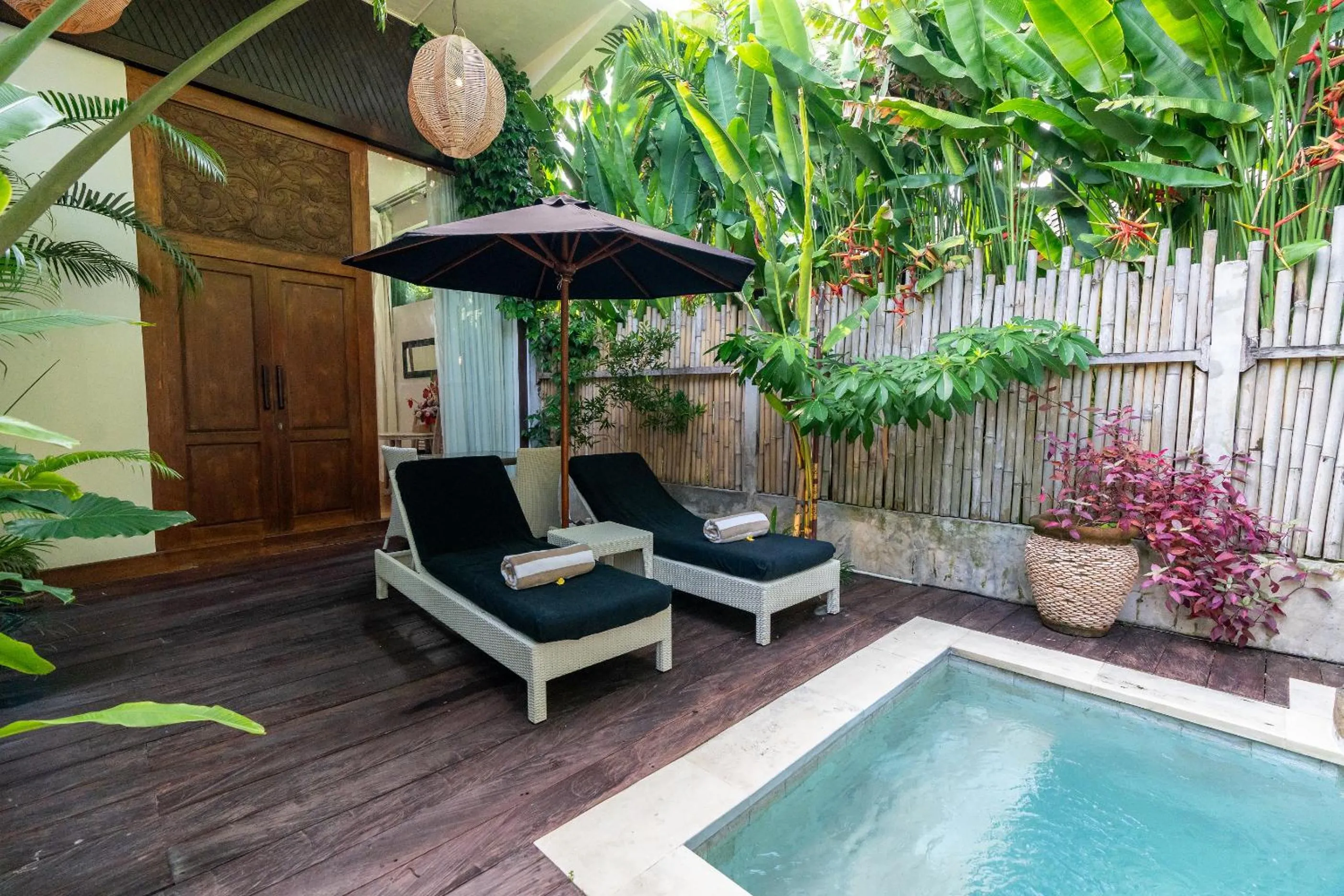 sunbed in The Gardens Seminyak