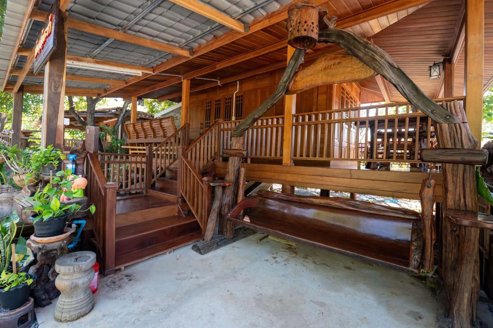 Patio in Suk Sabai Homestay