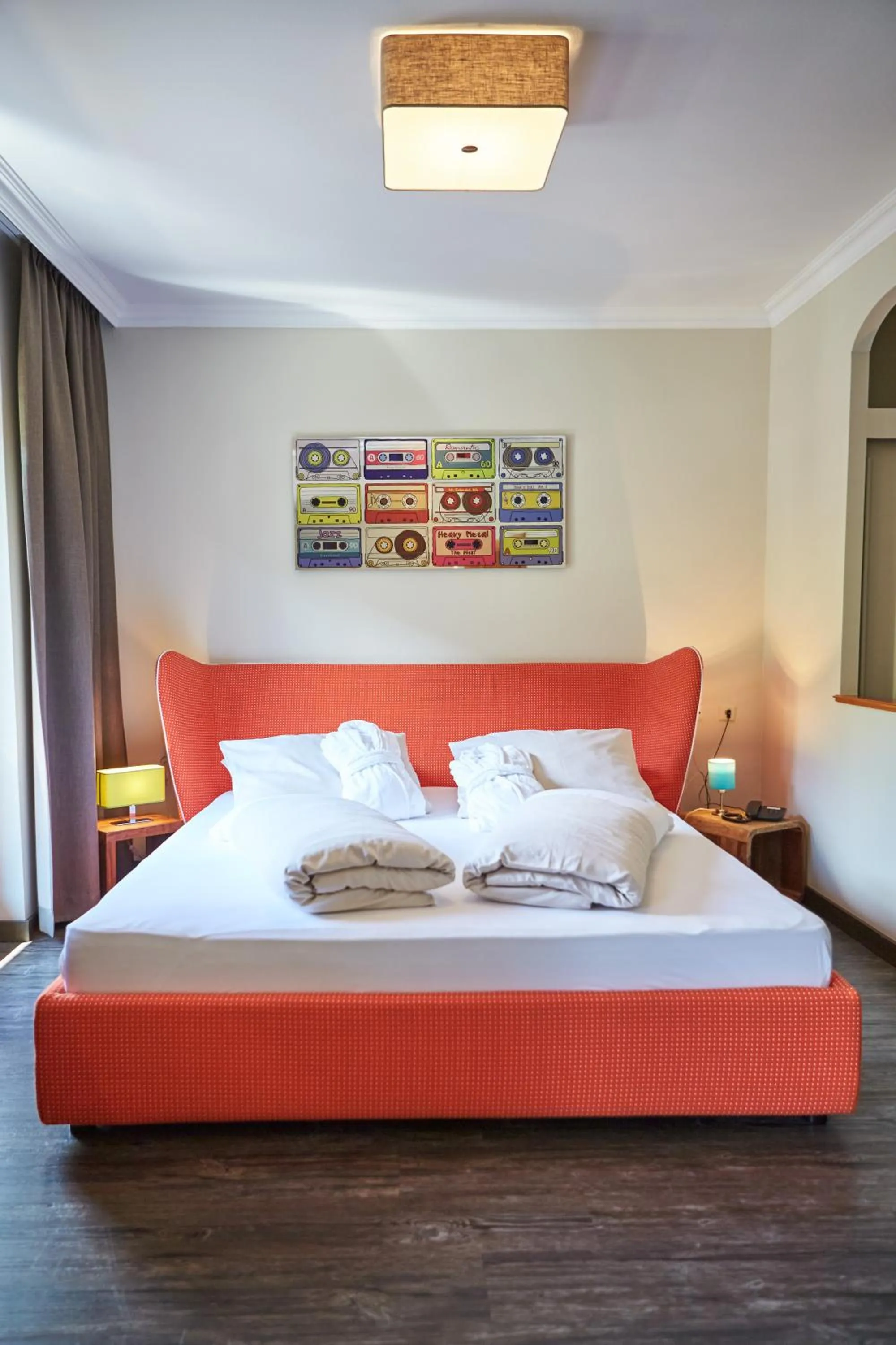 Photo of the whole room, Bed in THOMSN Central Hotel & Appartements