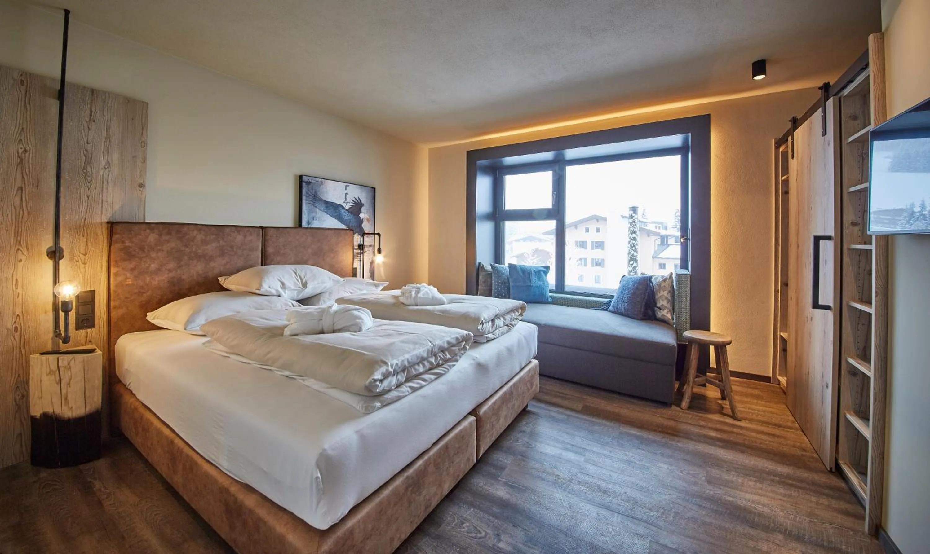Photo of the whole room, Bed in THOMSN Central Hotel & Appartements