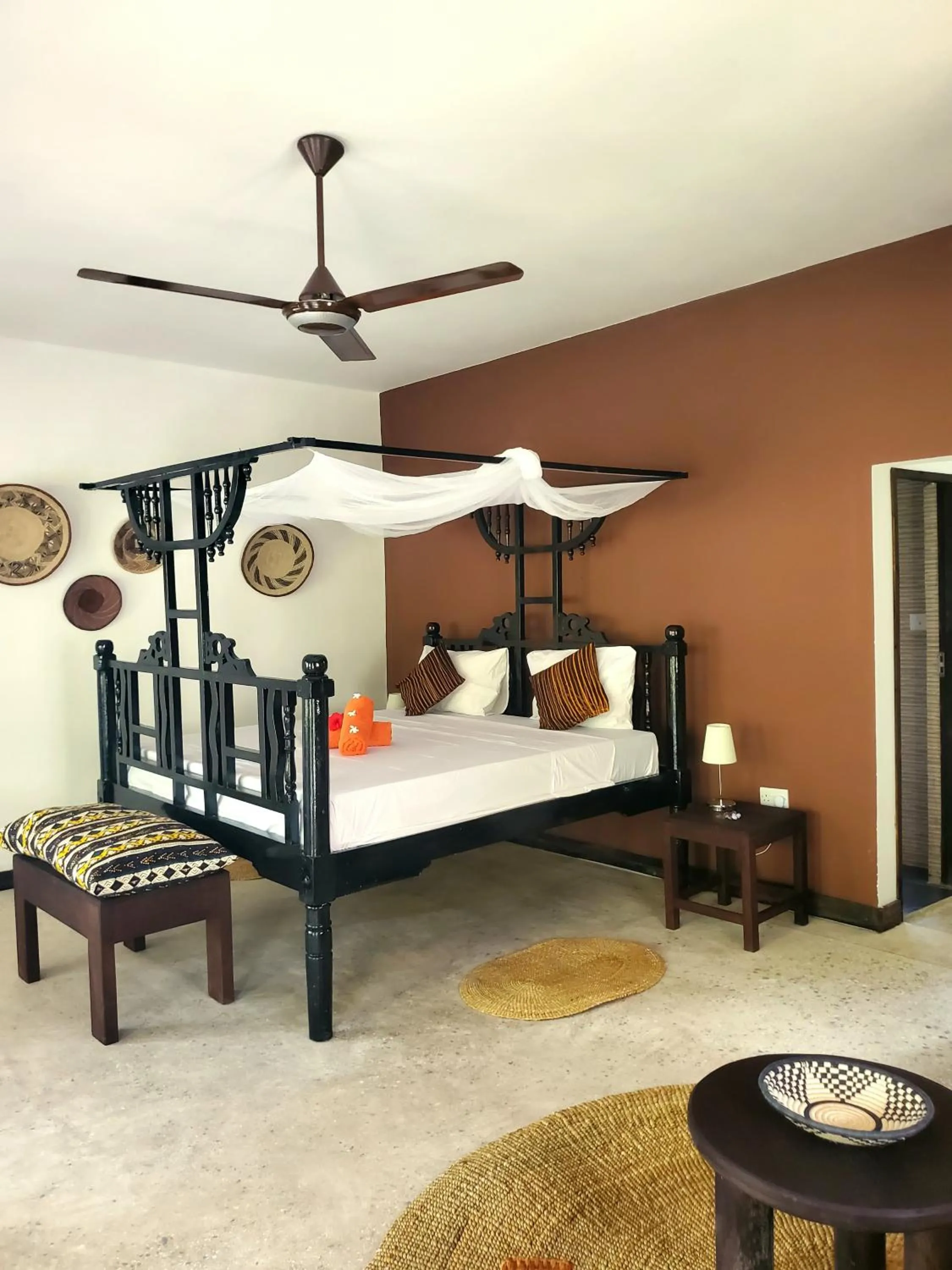 Bed in Promised Land Lodge