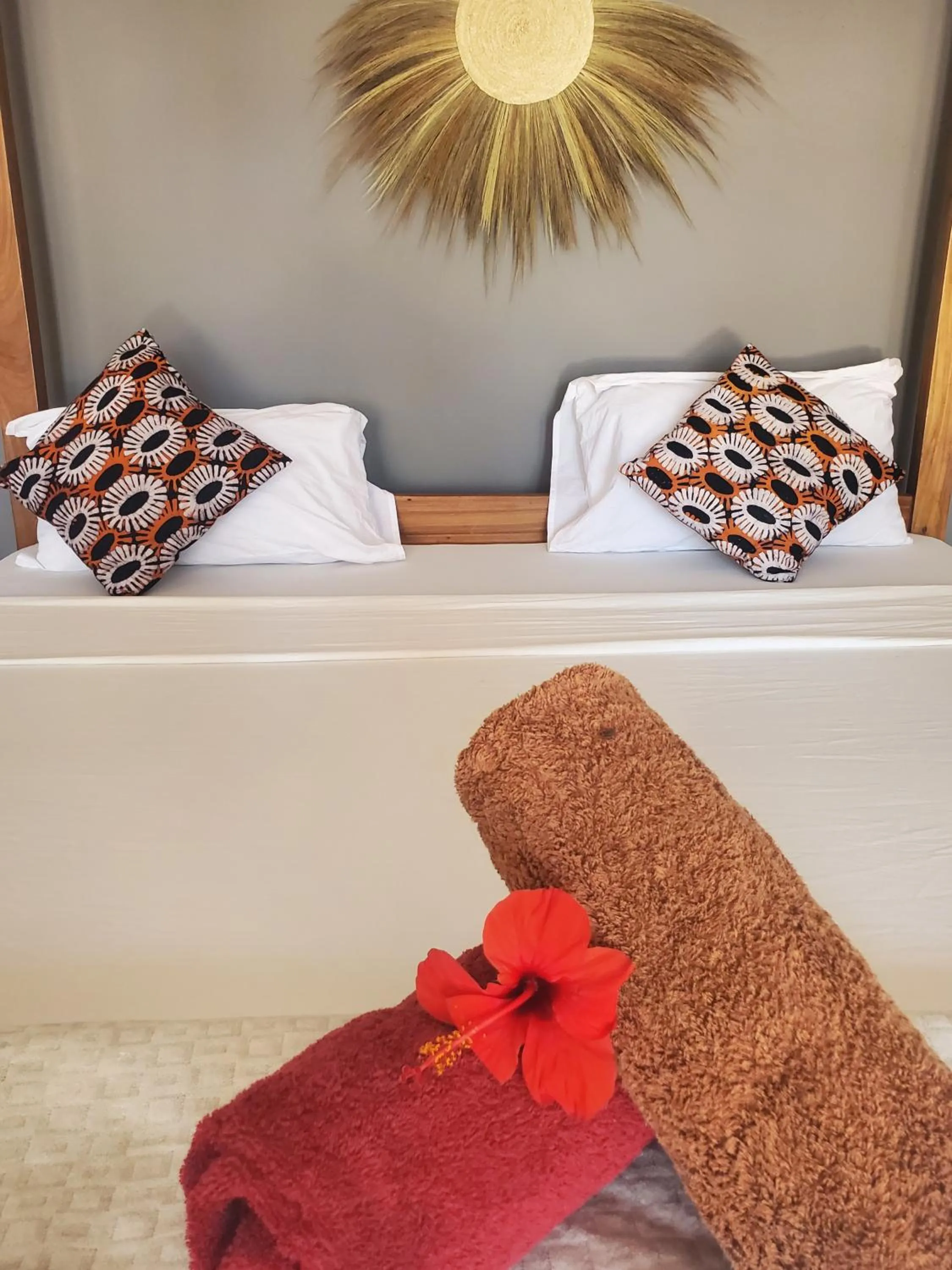 Bed in Promised Land Lodge