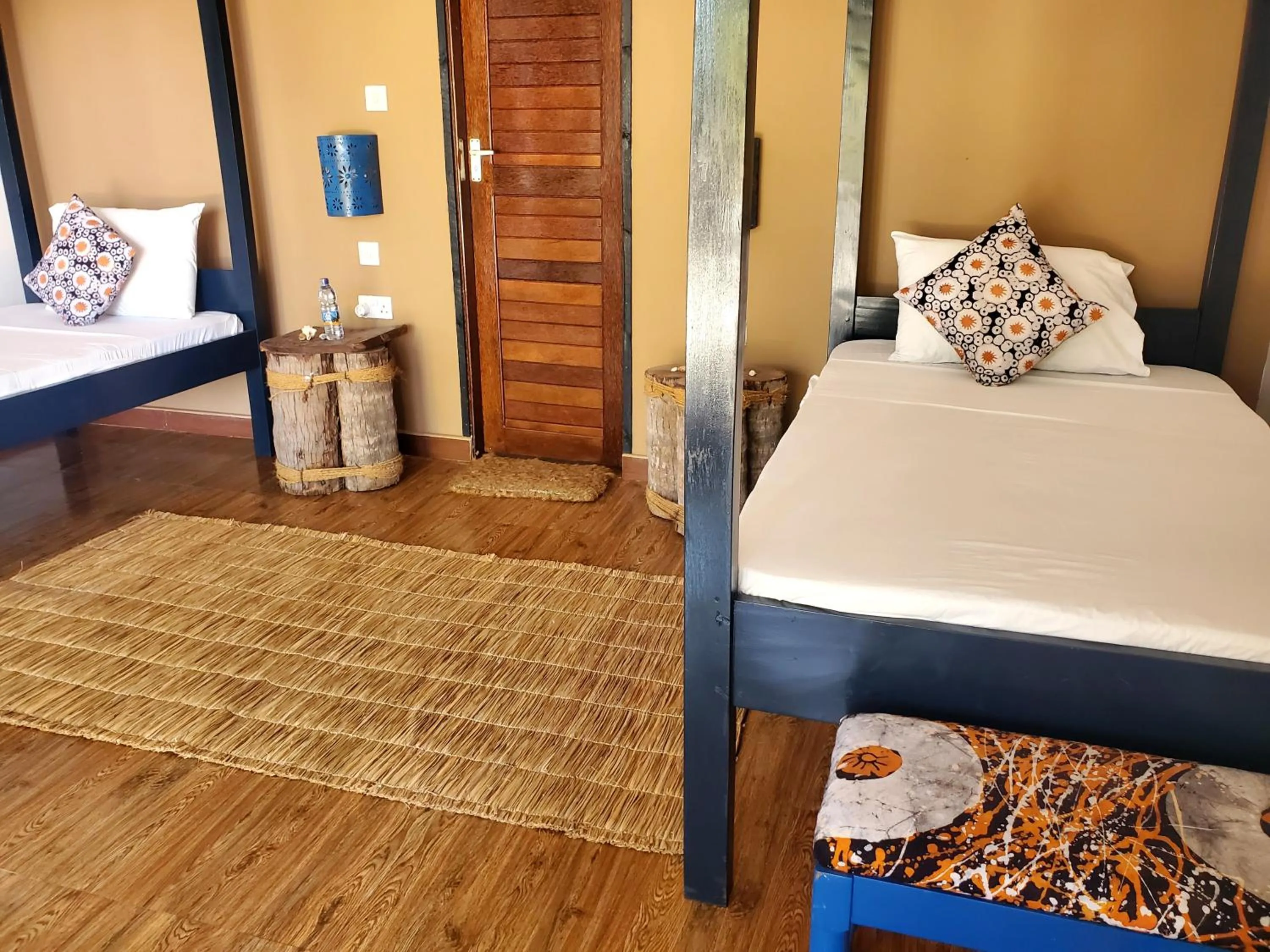 Bed in Promised Land Lodge