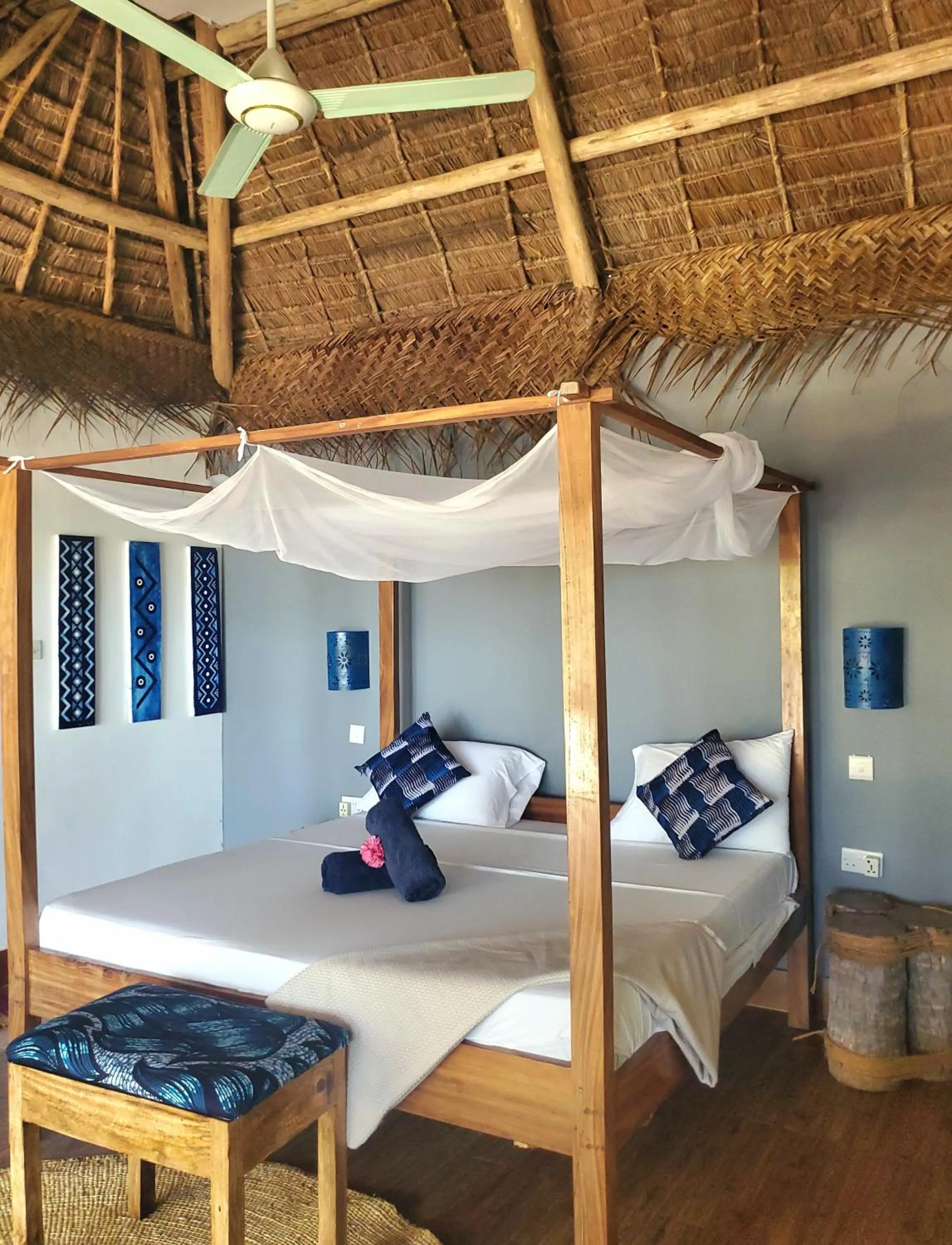 Bed in Promised Land Lodge