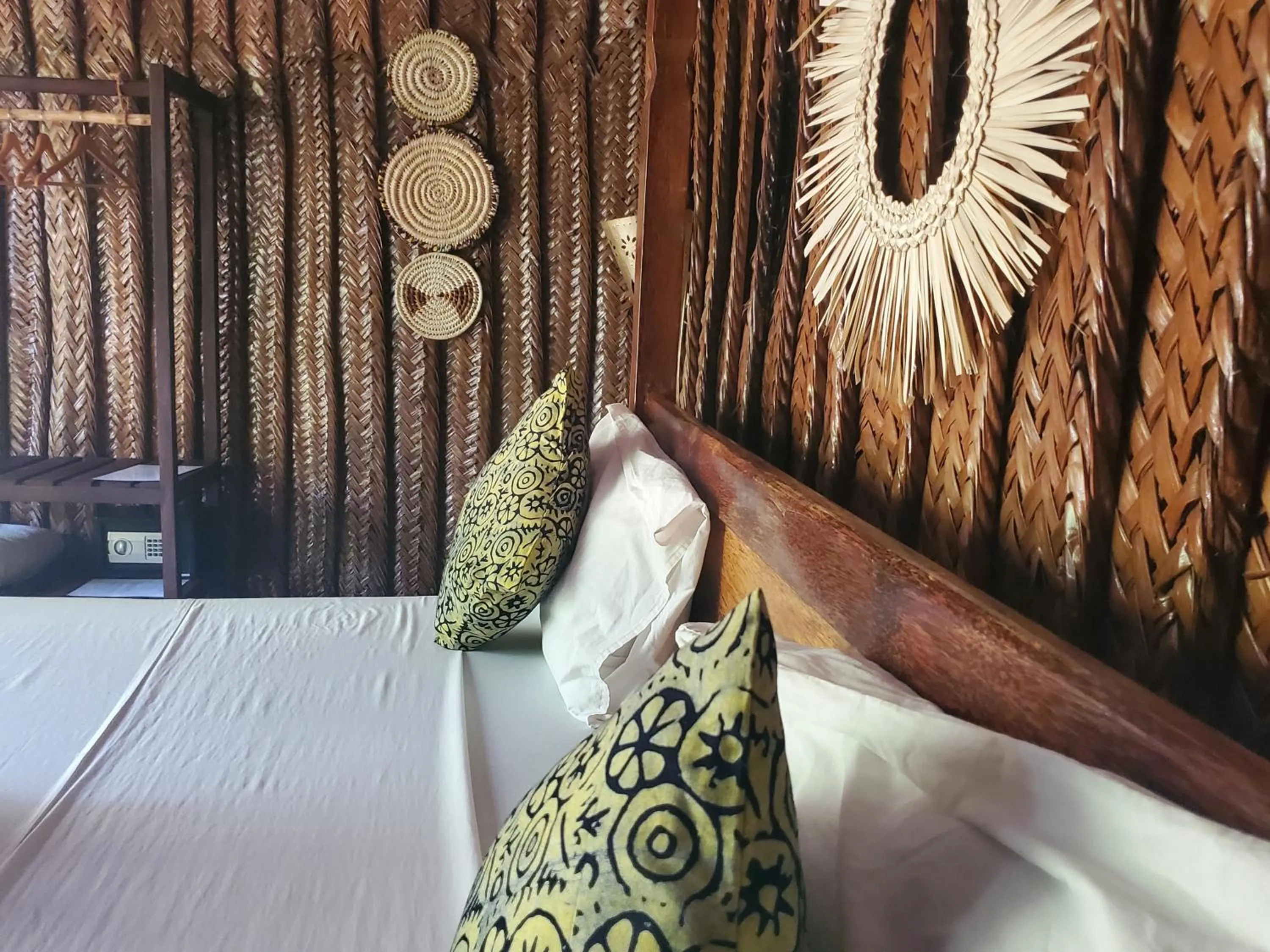 Bed in Promised Land Lodge