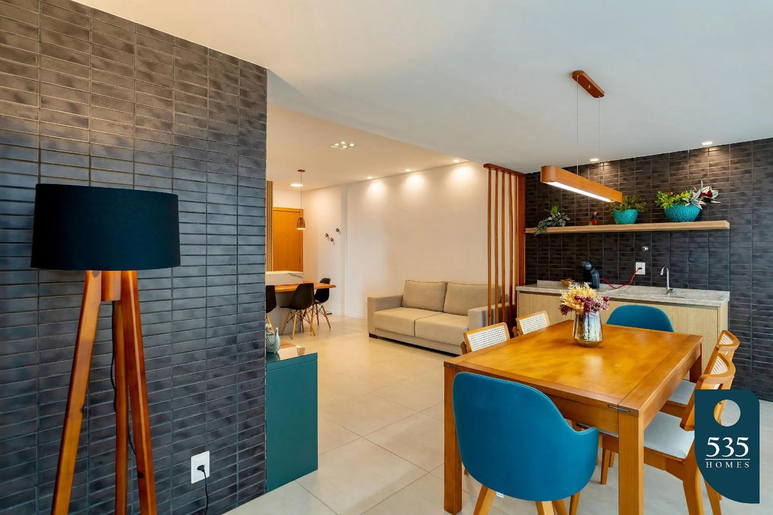 Dining area in Lindo e aconchegante com vista panorâmica na Barra