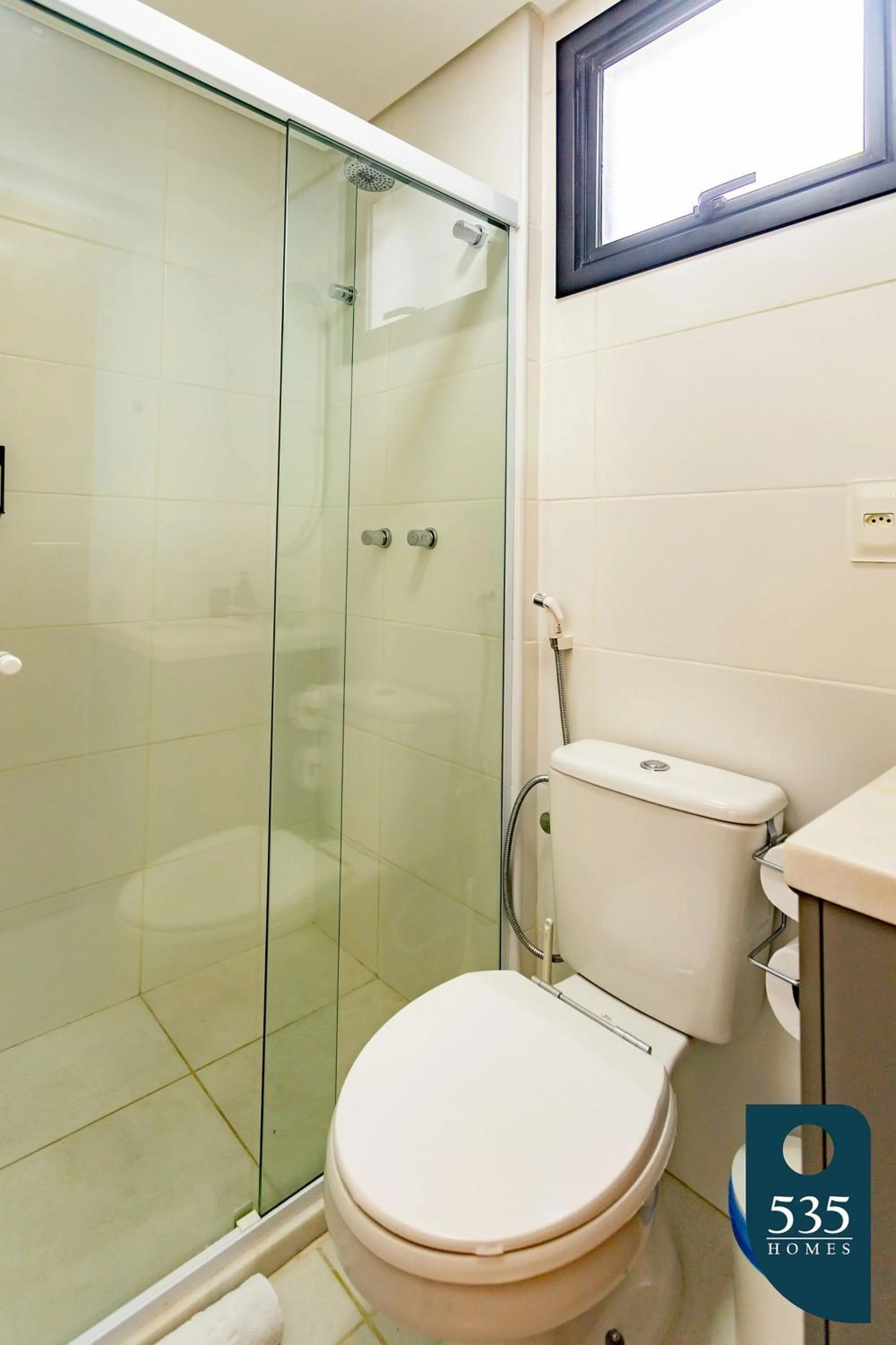 Toilet in Lindo e aconchegante com vista panorâmica na Barra