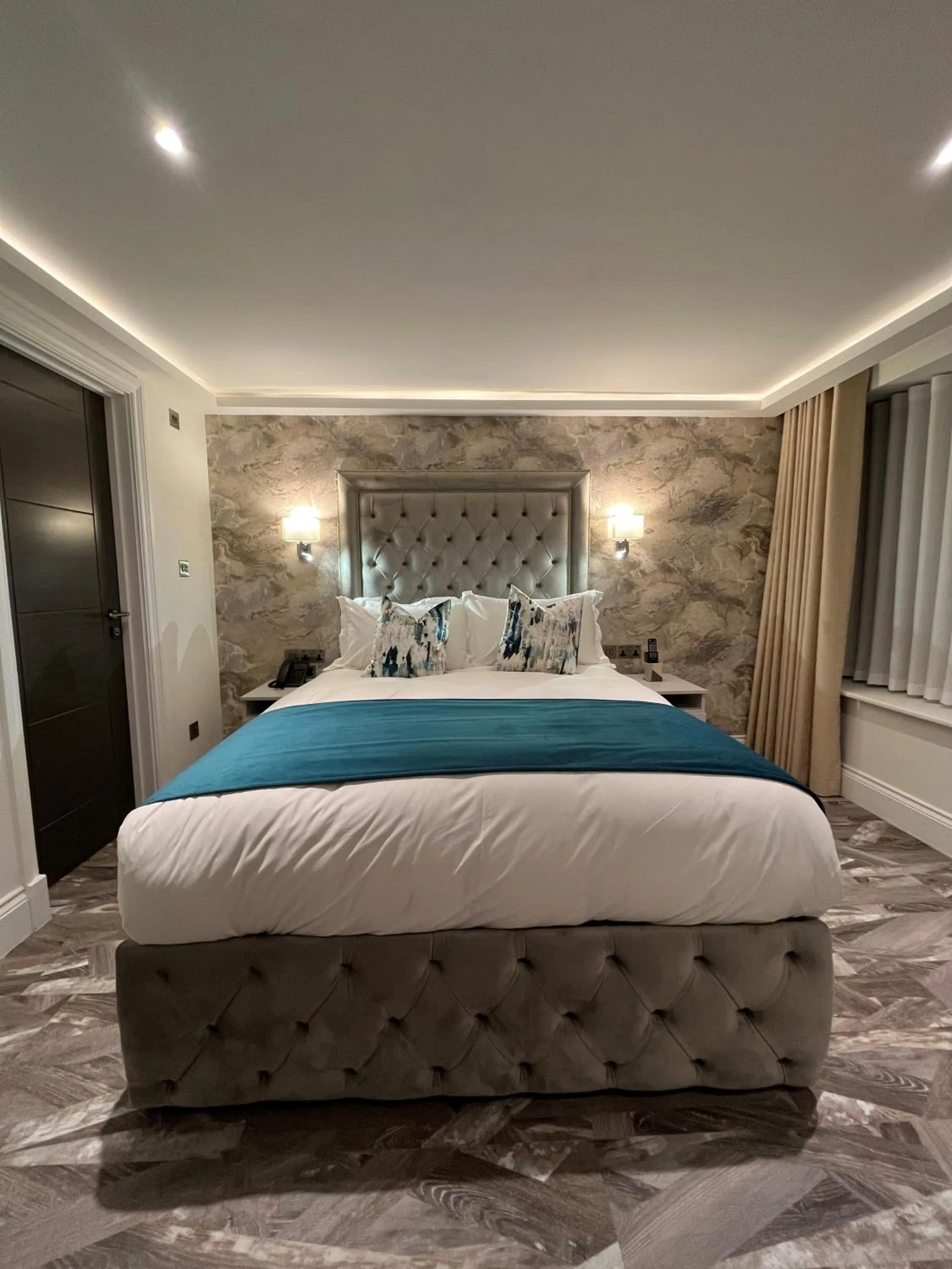 Bed in Philharmonic Hotel