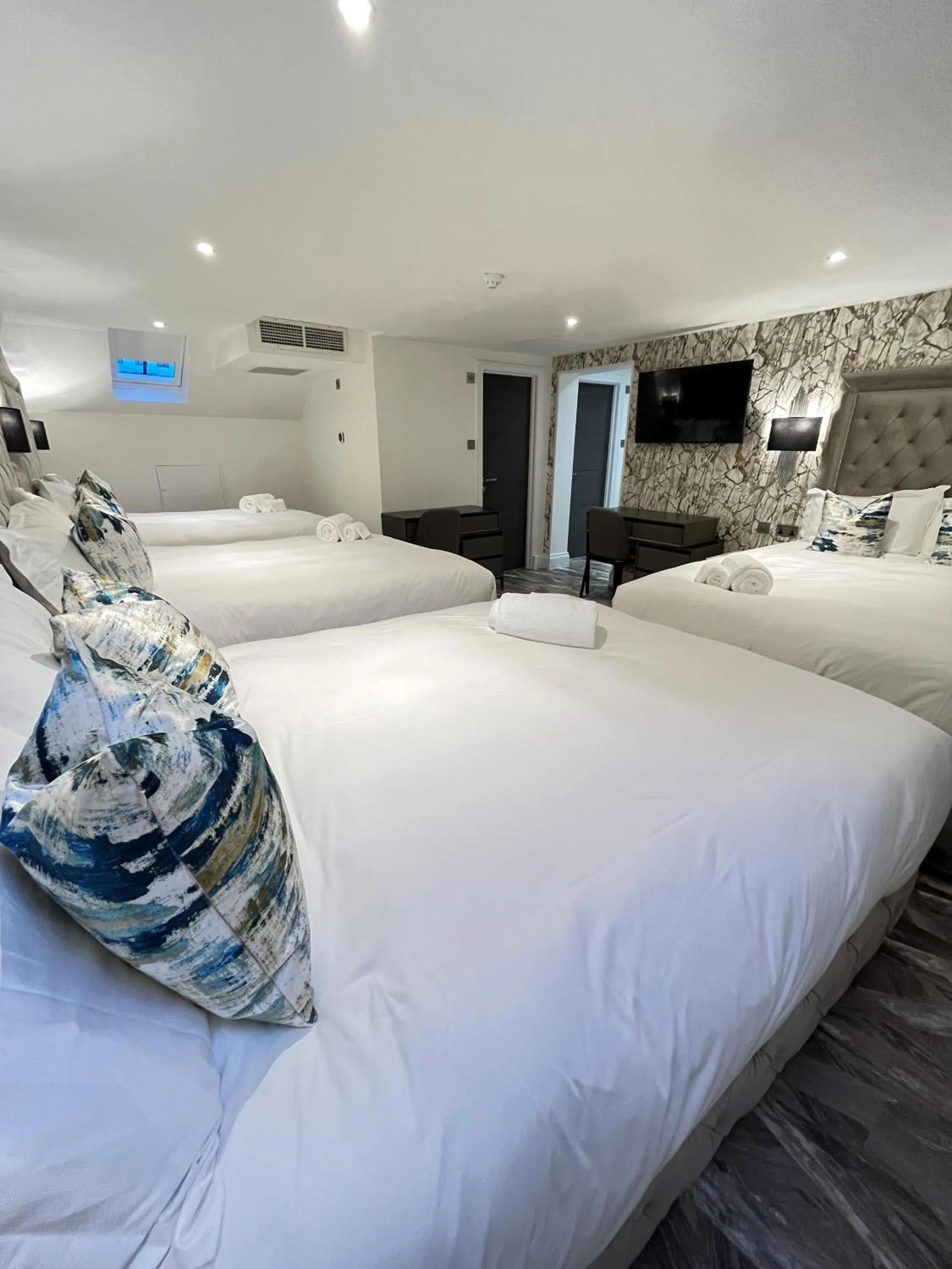 Bed in Philharmonic Hotel