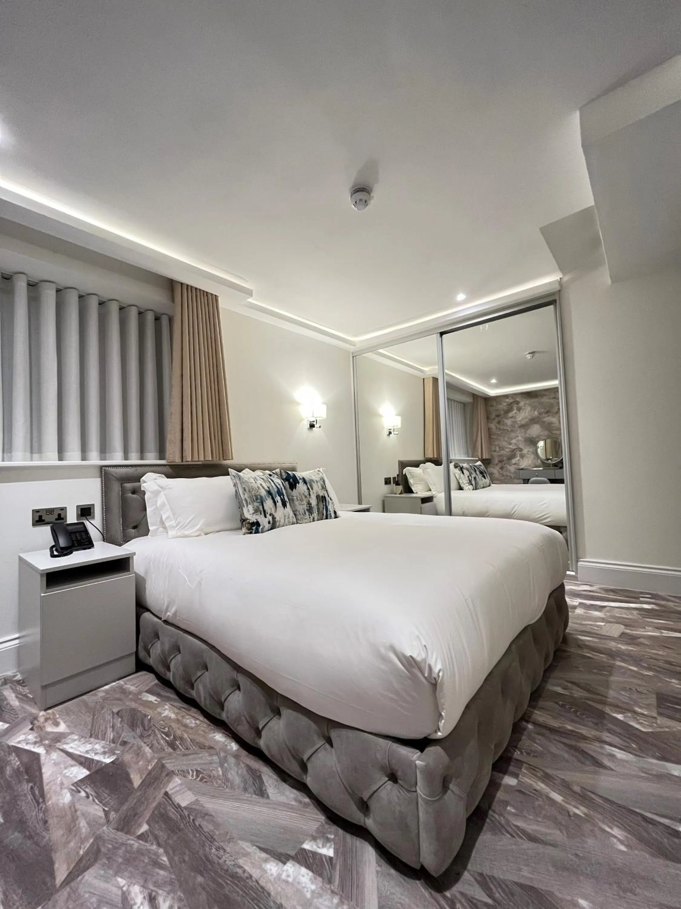 Bed in Philharmonic Hotel