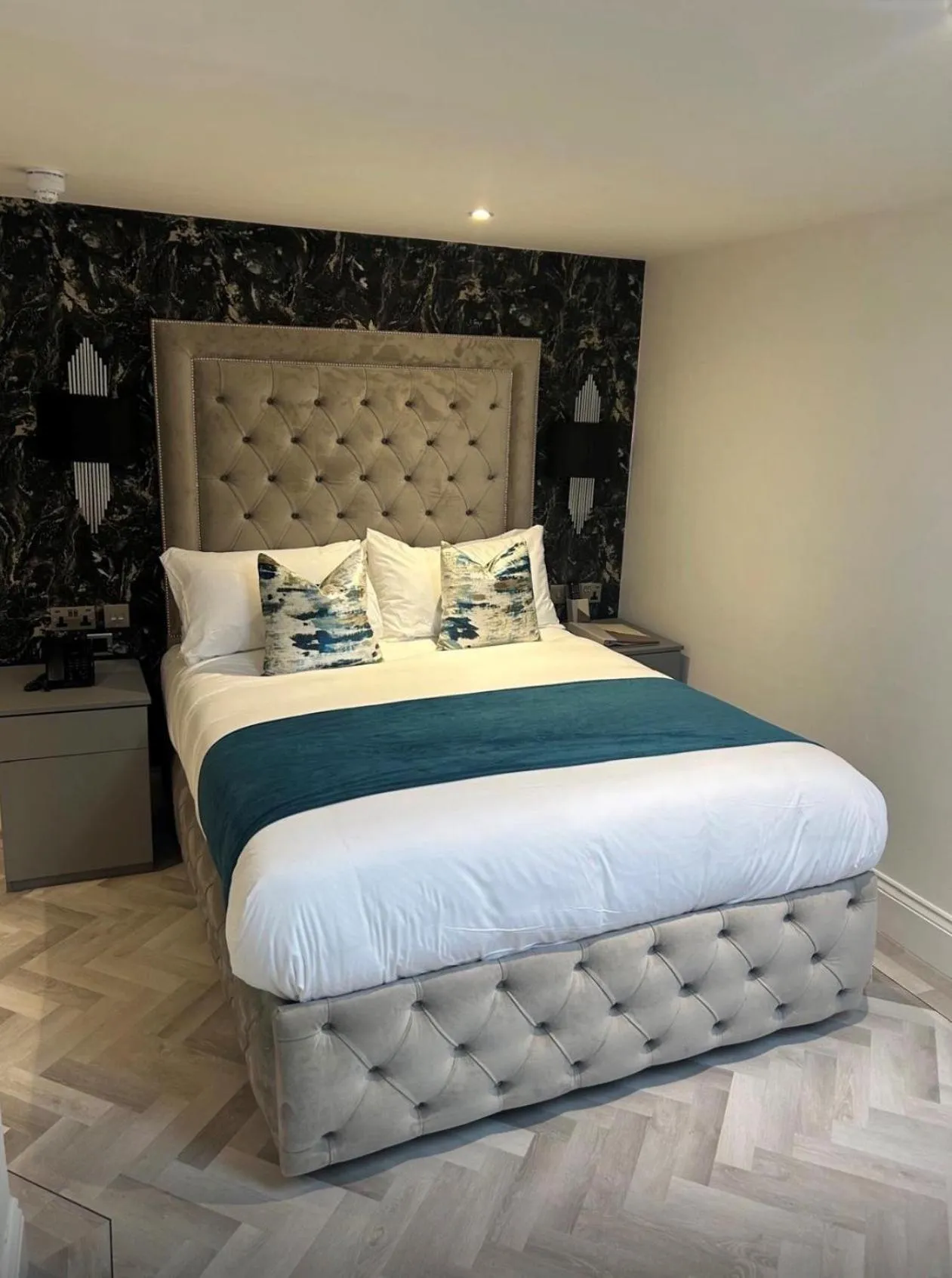 Bed in Philharmonic Hotel