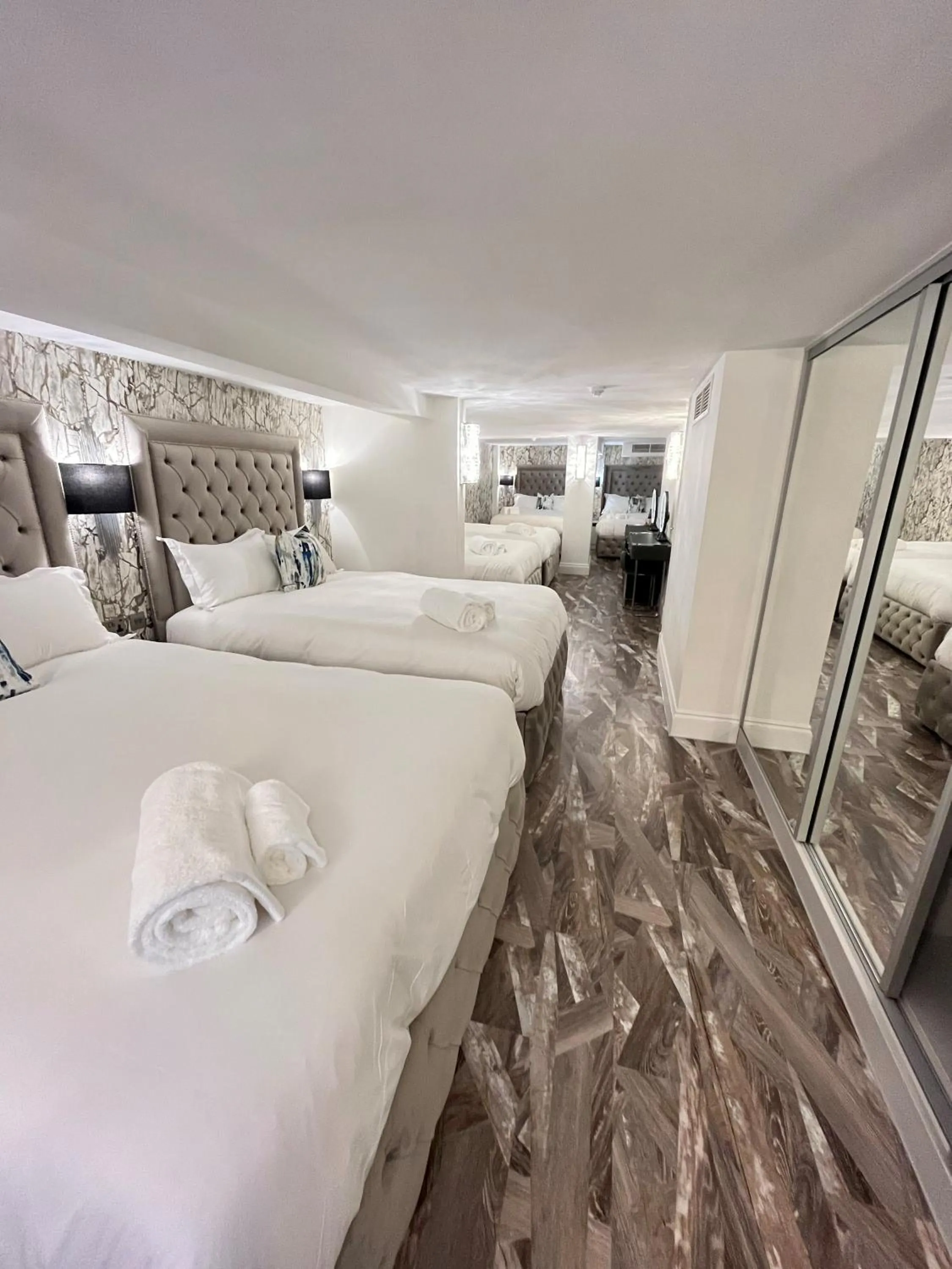 Bed in Philharmonic Hotel