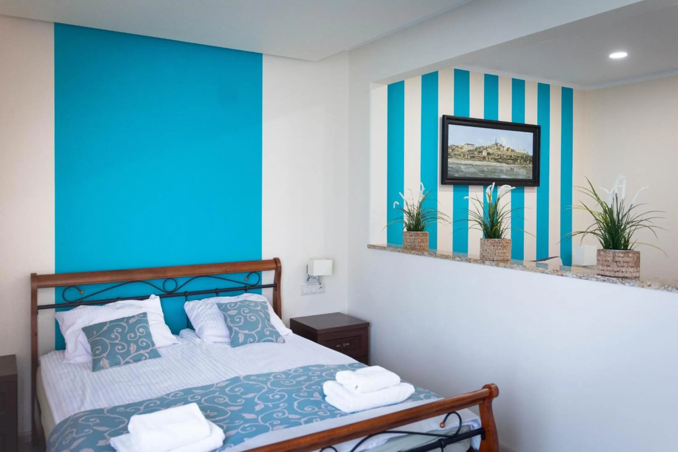 Bed in Noclegi Grill Solo