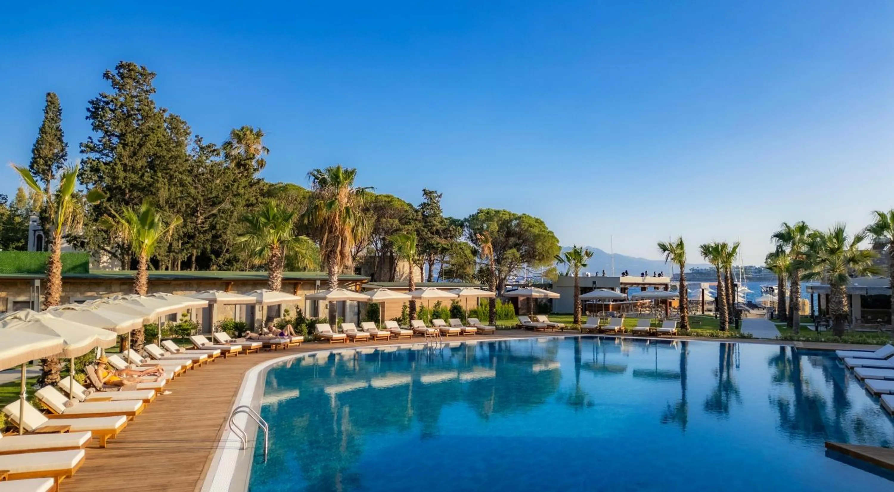 Swimming pool in Suum Bodrum Hotel & Beach - Adult Only