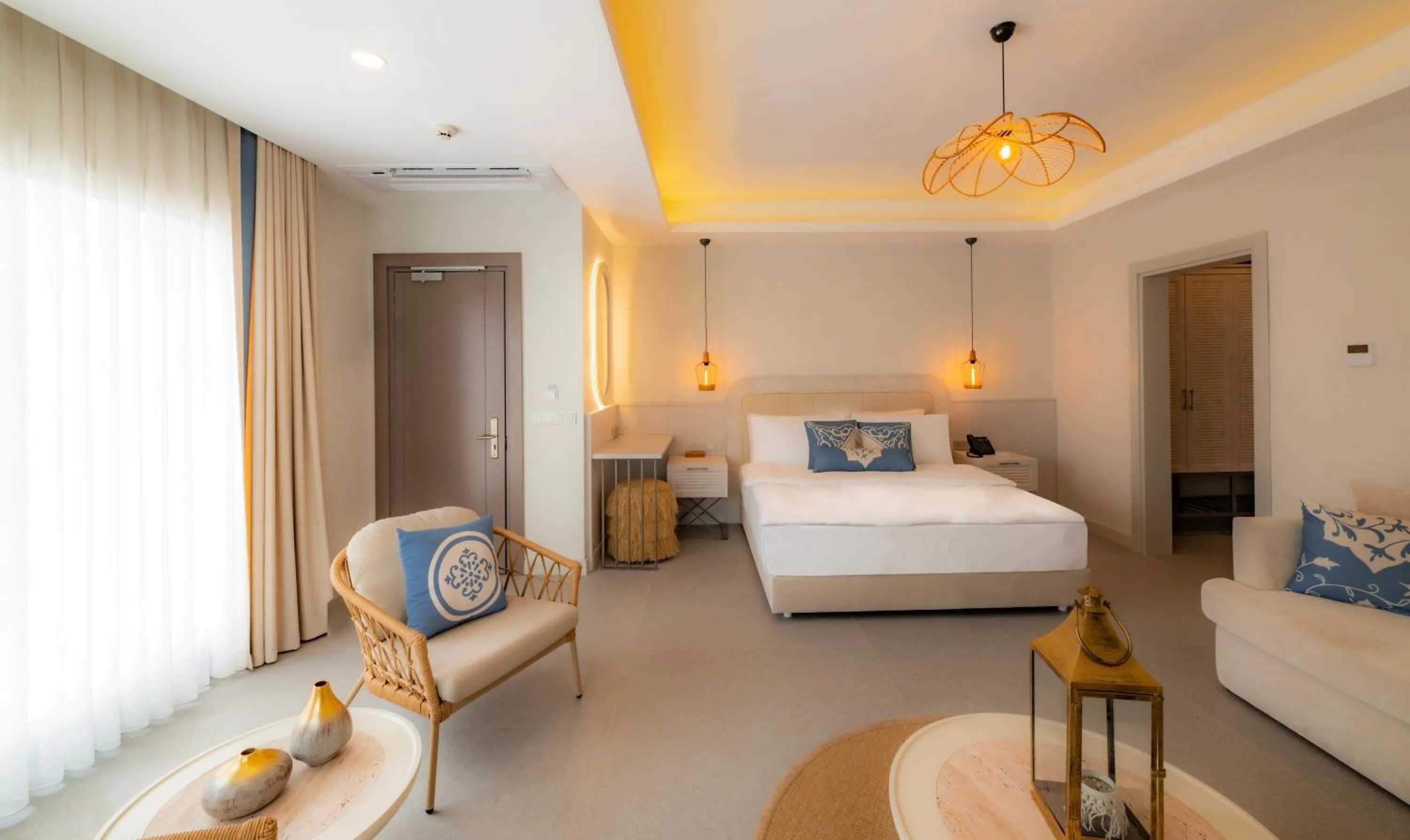 Photo of the whole room, Bed in Suum Bodrum Hotel & Beach - Adult Only