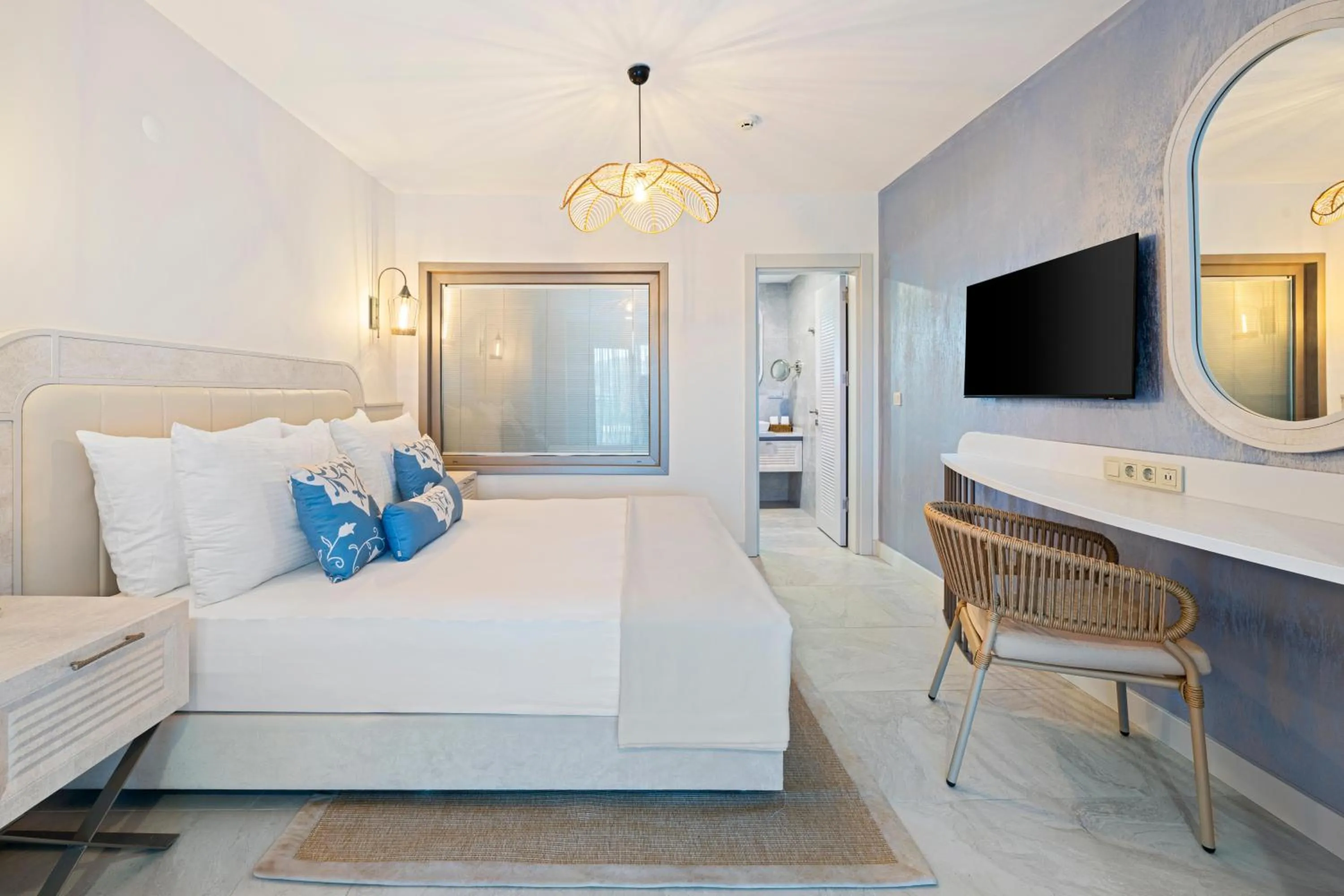 Photo of the whole room, Bed in Suum Bodrum Hotel & Beach - Adult Only