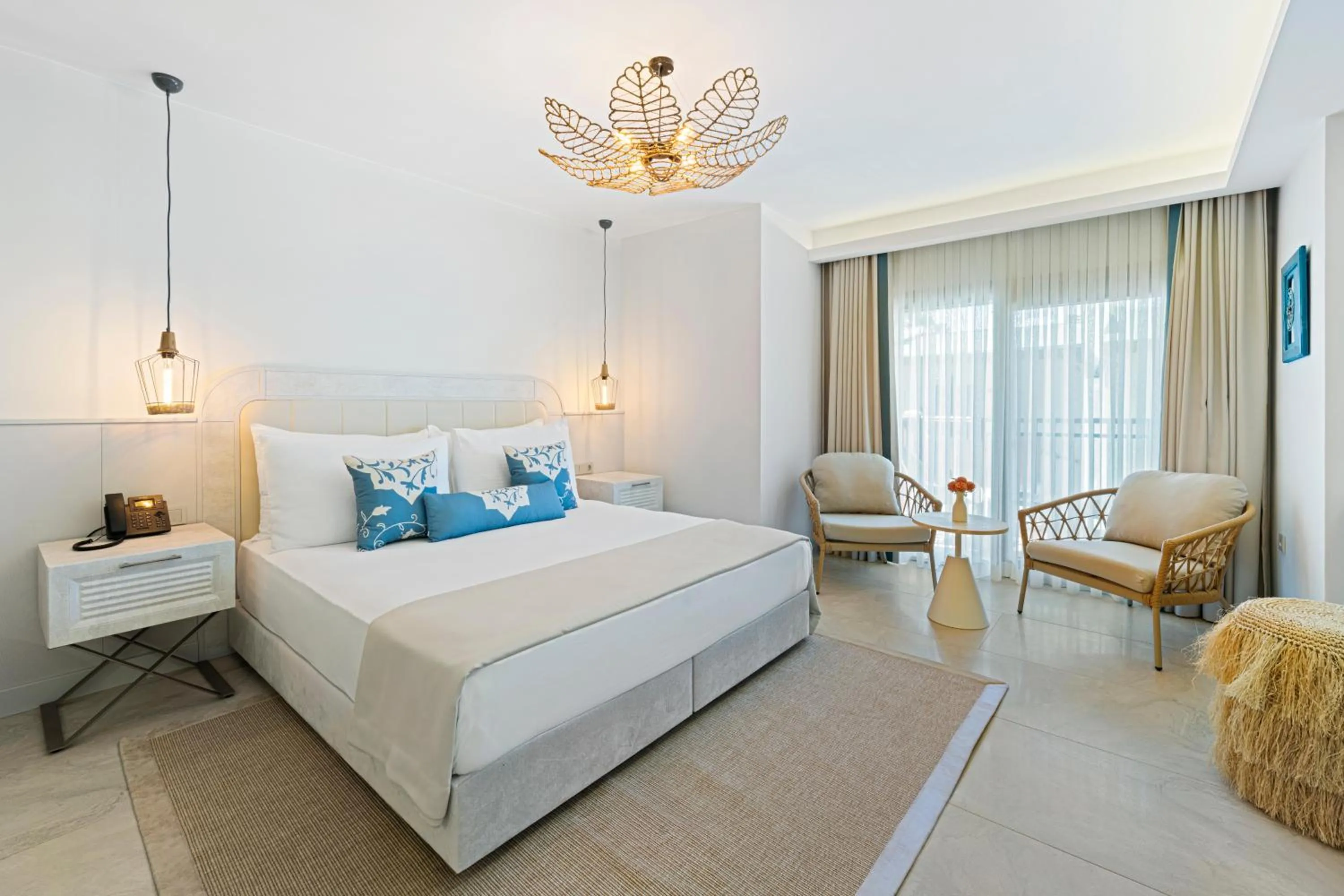 Photo of the whole room, Bed in Suum Bodrum Hotel & Beach - Adult Only