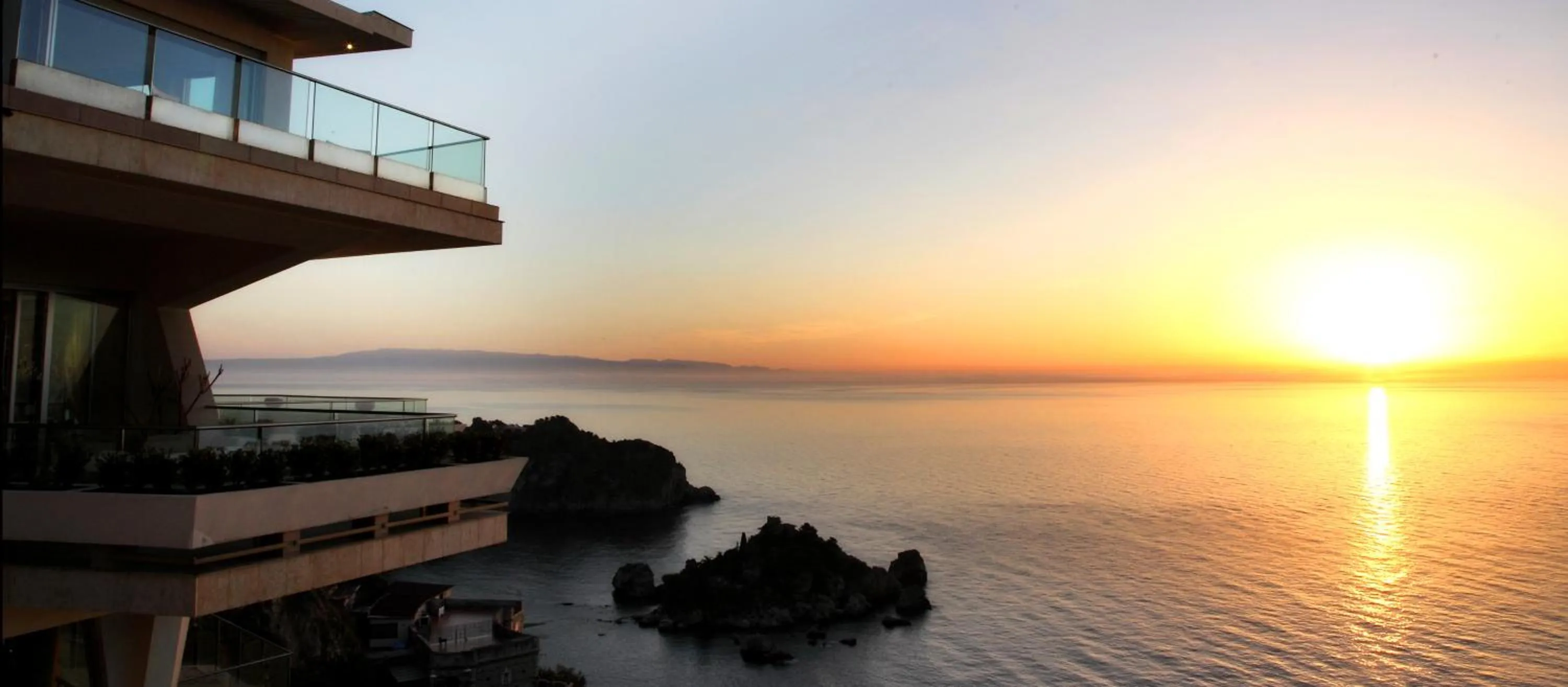 Sea view in Maison Blanche Taormina