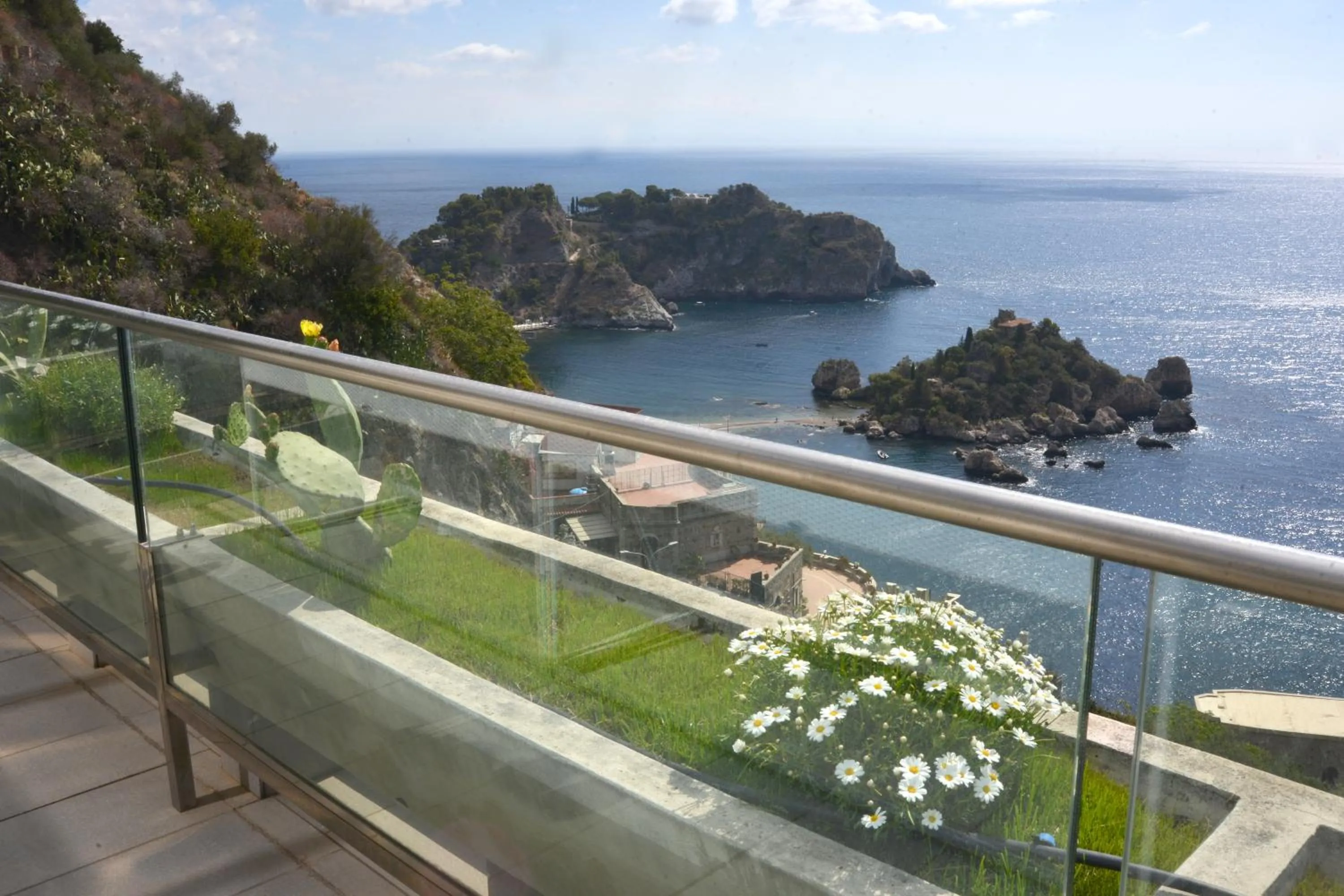 Balcony/Terrace in Maison Blanche Taormina